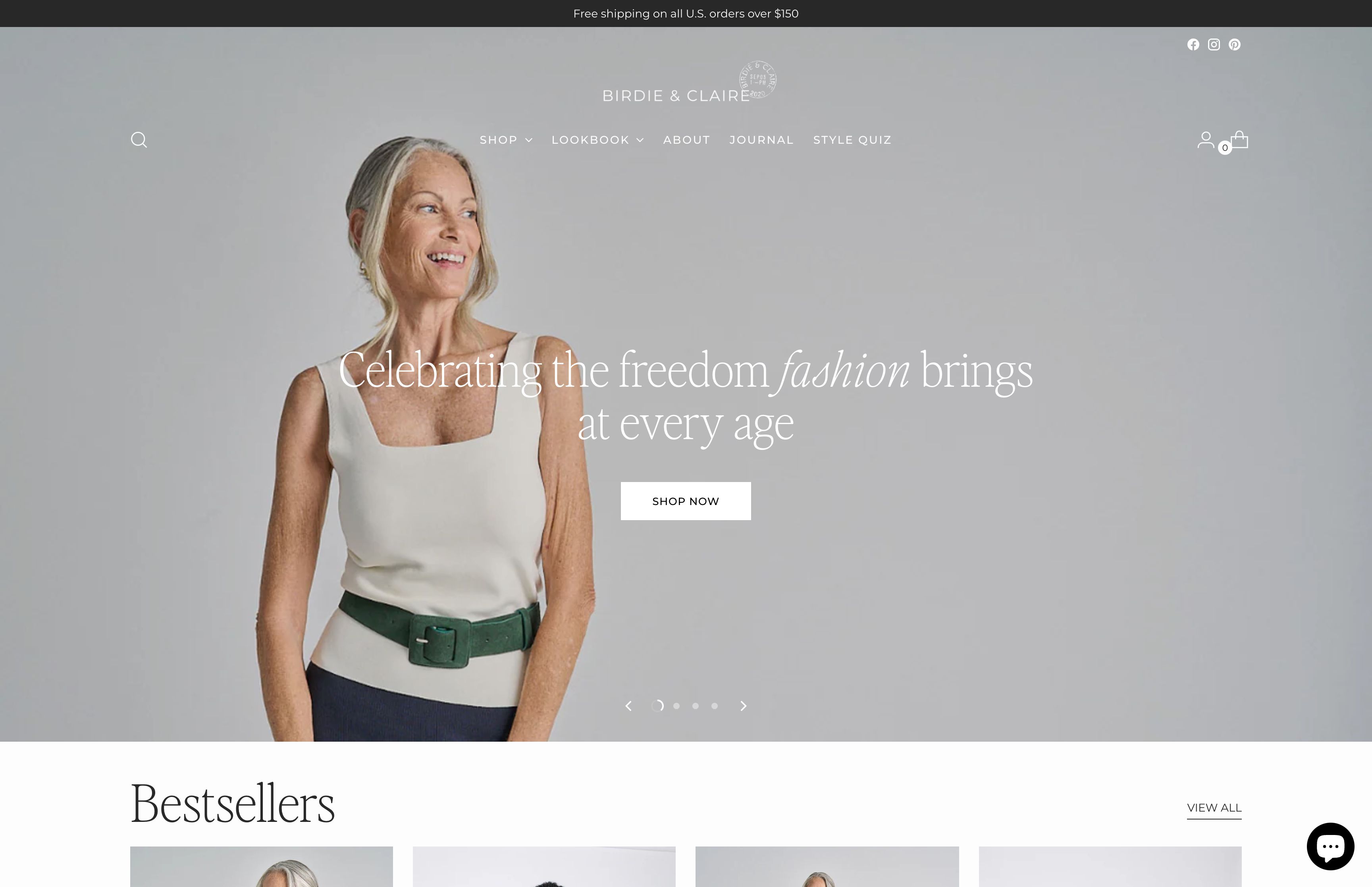 Fashion/clothing website screenshot 5