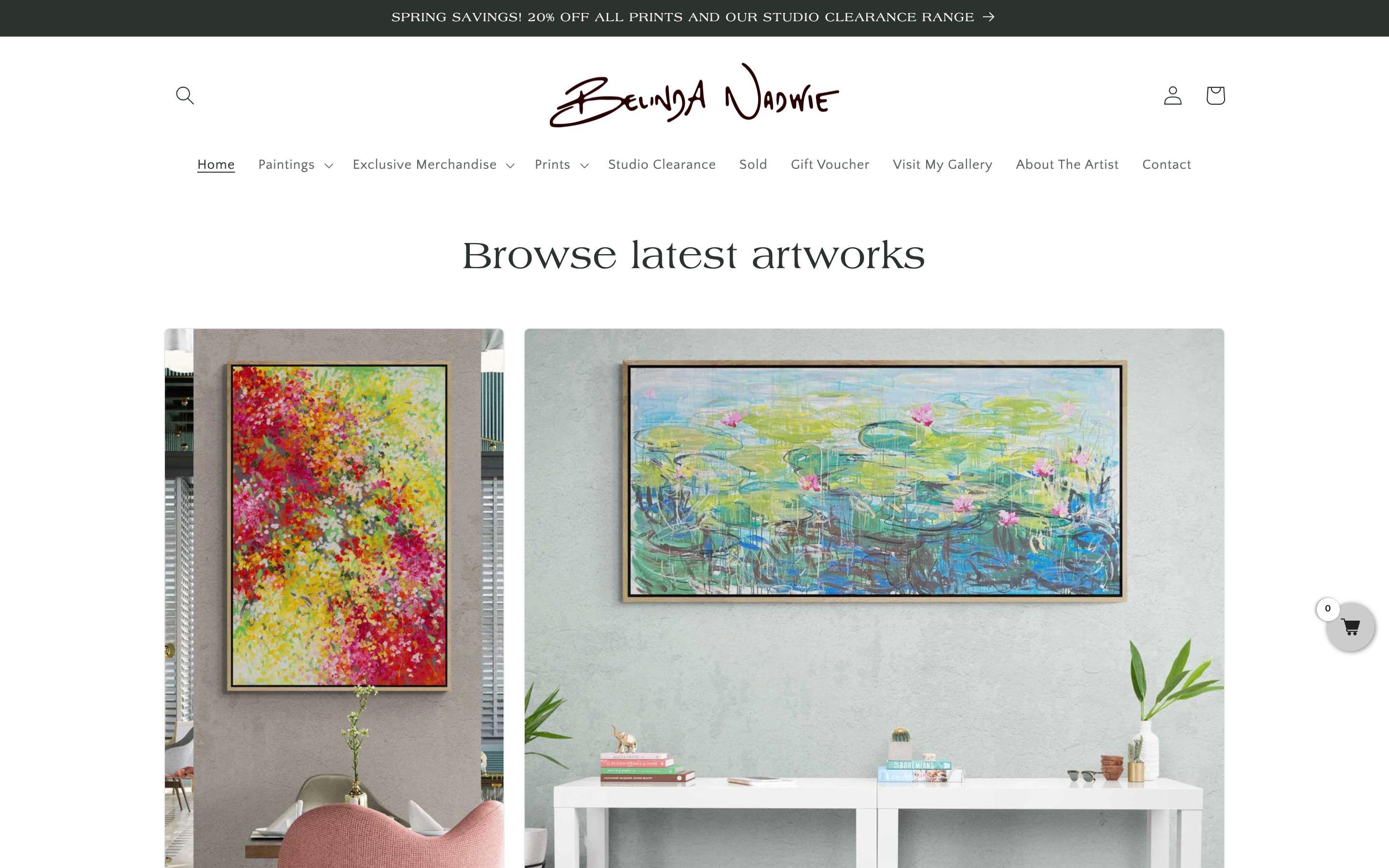 Belinda Nadwie Artist  screenshot 6