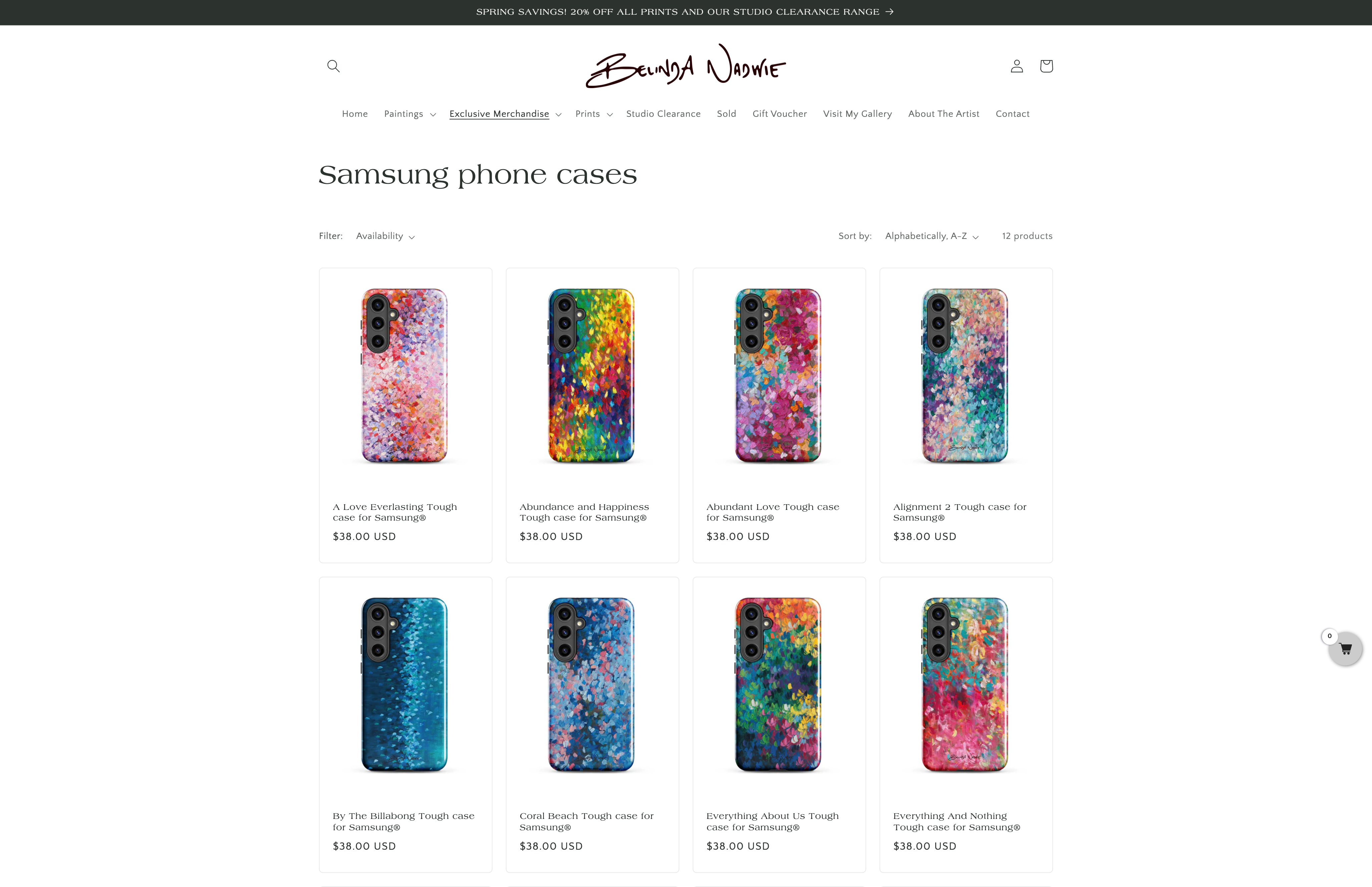 Belinda Nadwie Artist  screenshot 3