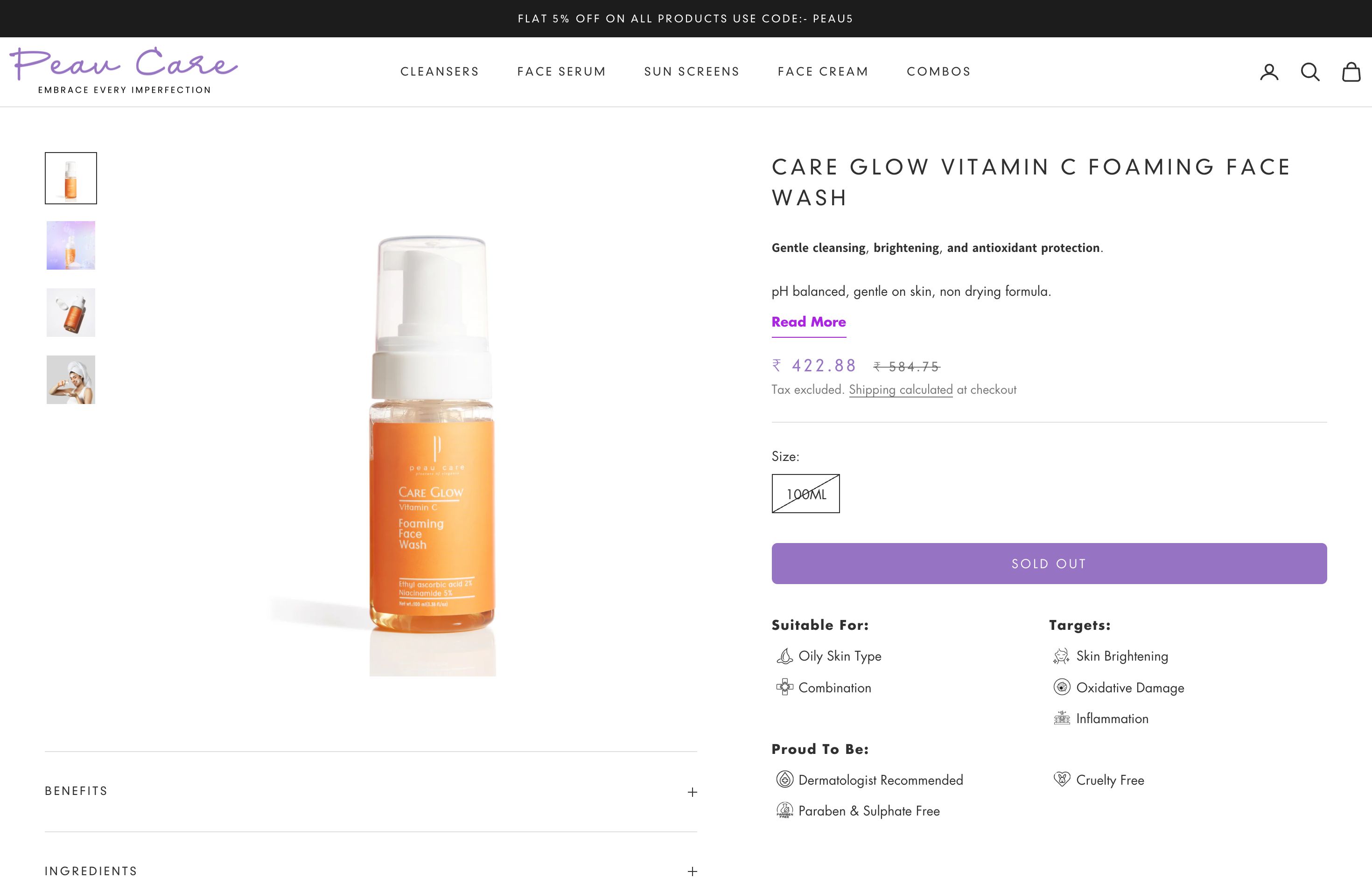 Peau Care screenshot