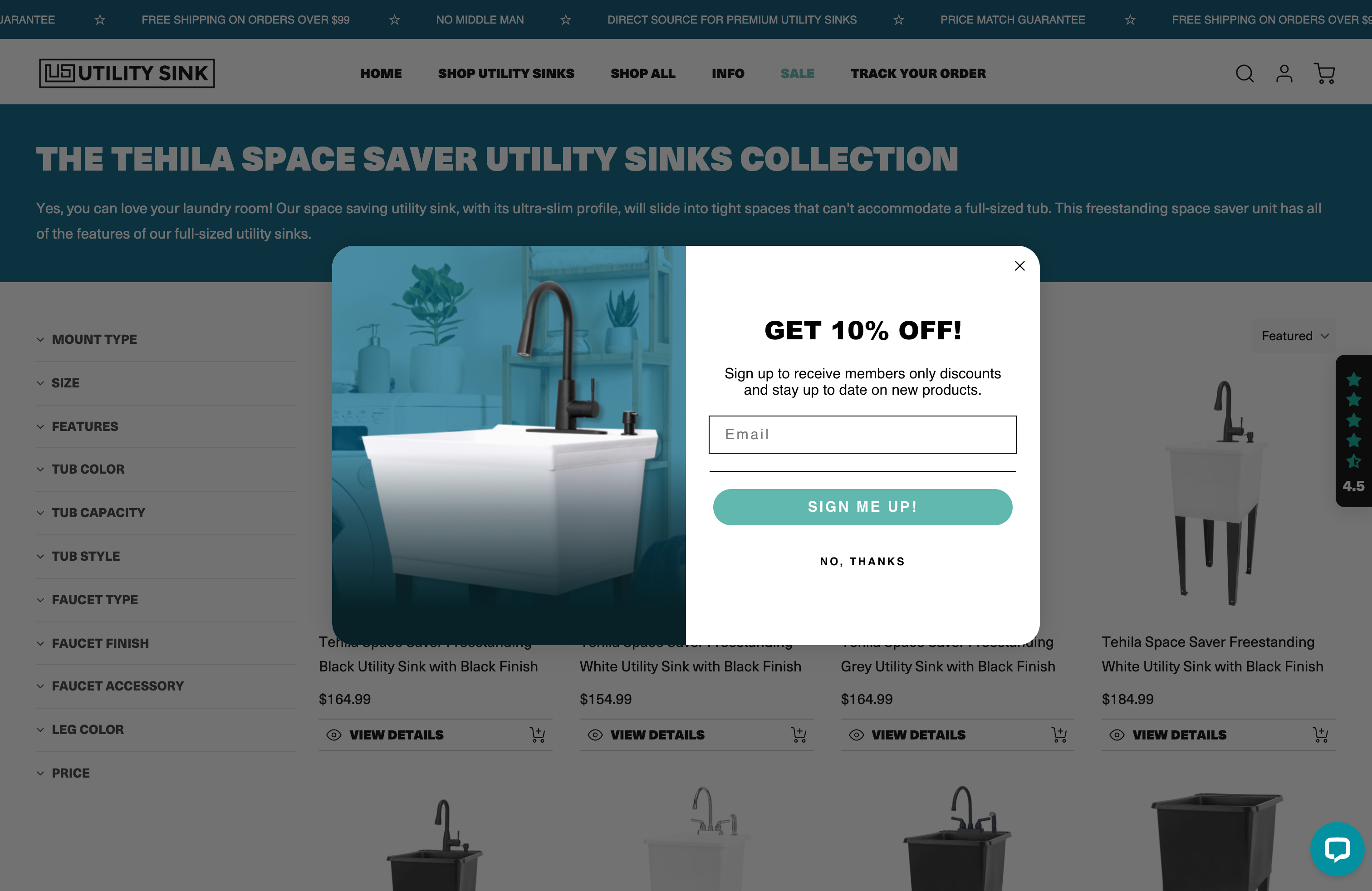 Utility Sink - Custom theme development, functionality screenshot 5