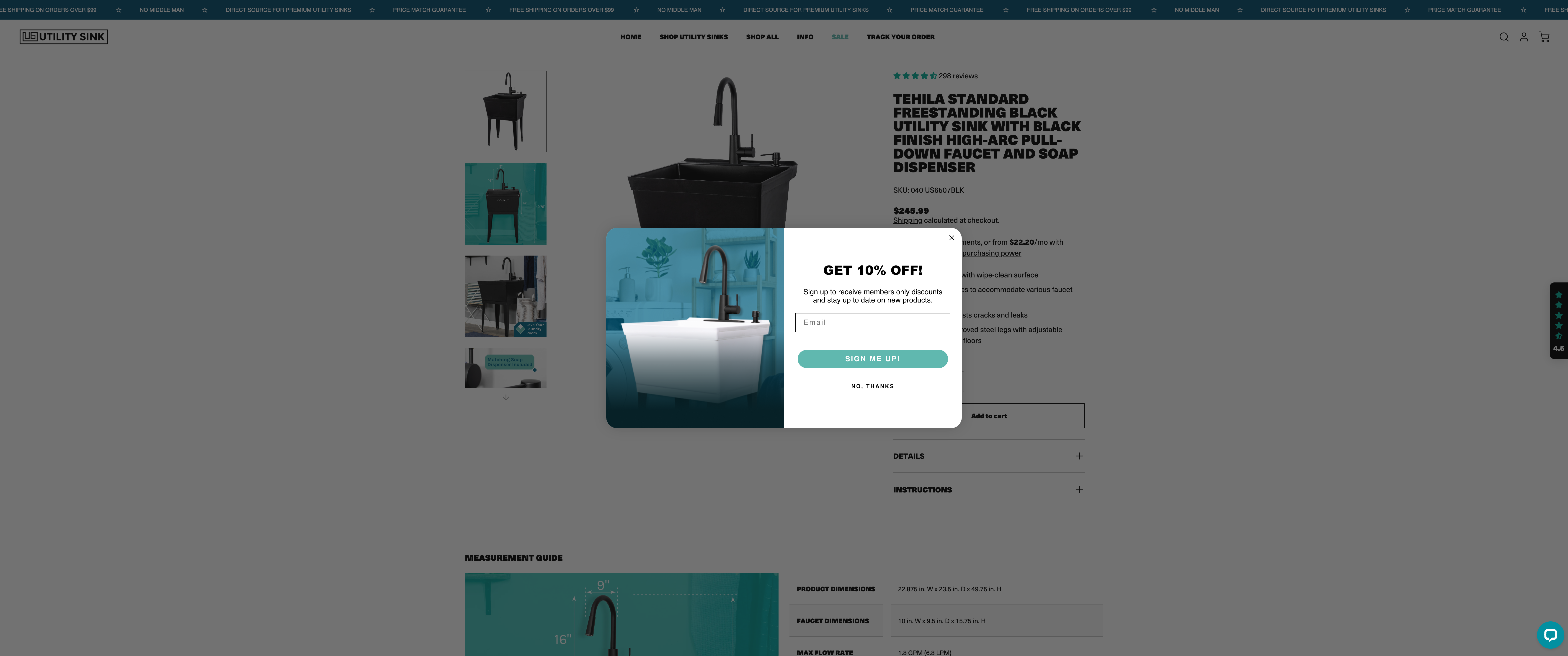 Utility Sink - Custom theme development, functionality screenshot 3