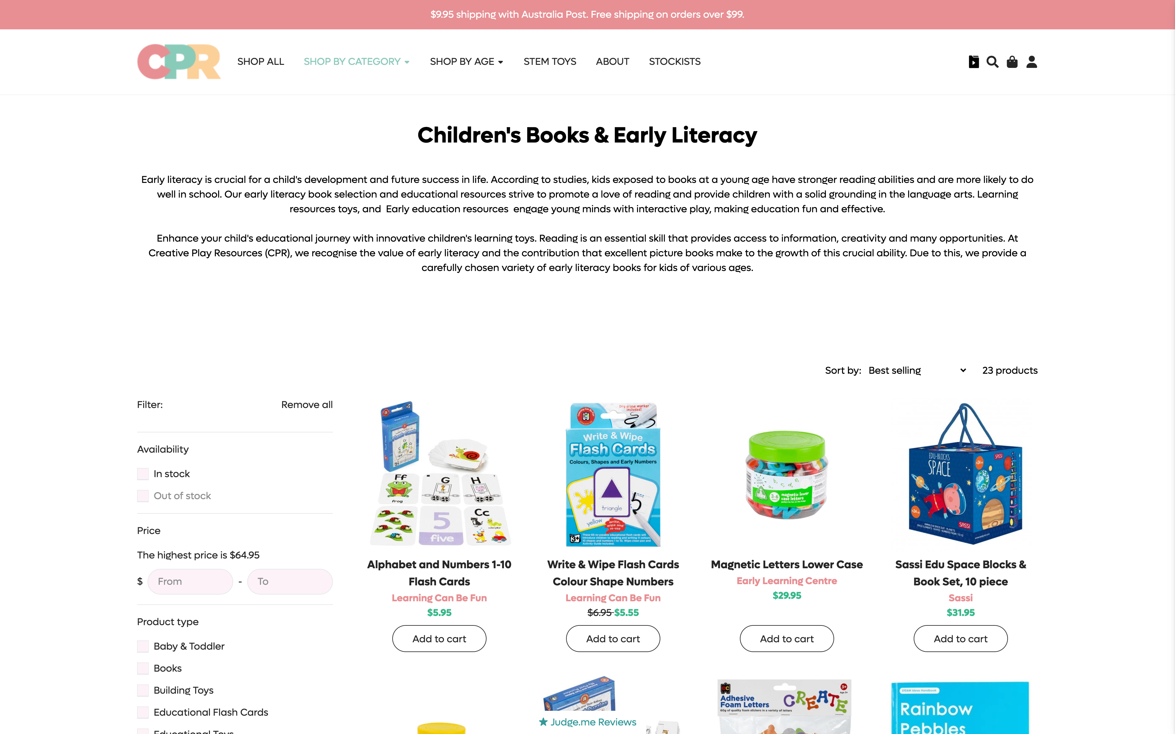 Creative Play Resources - Rebuild & Wholesale Setup screenshot 2