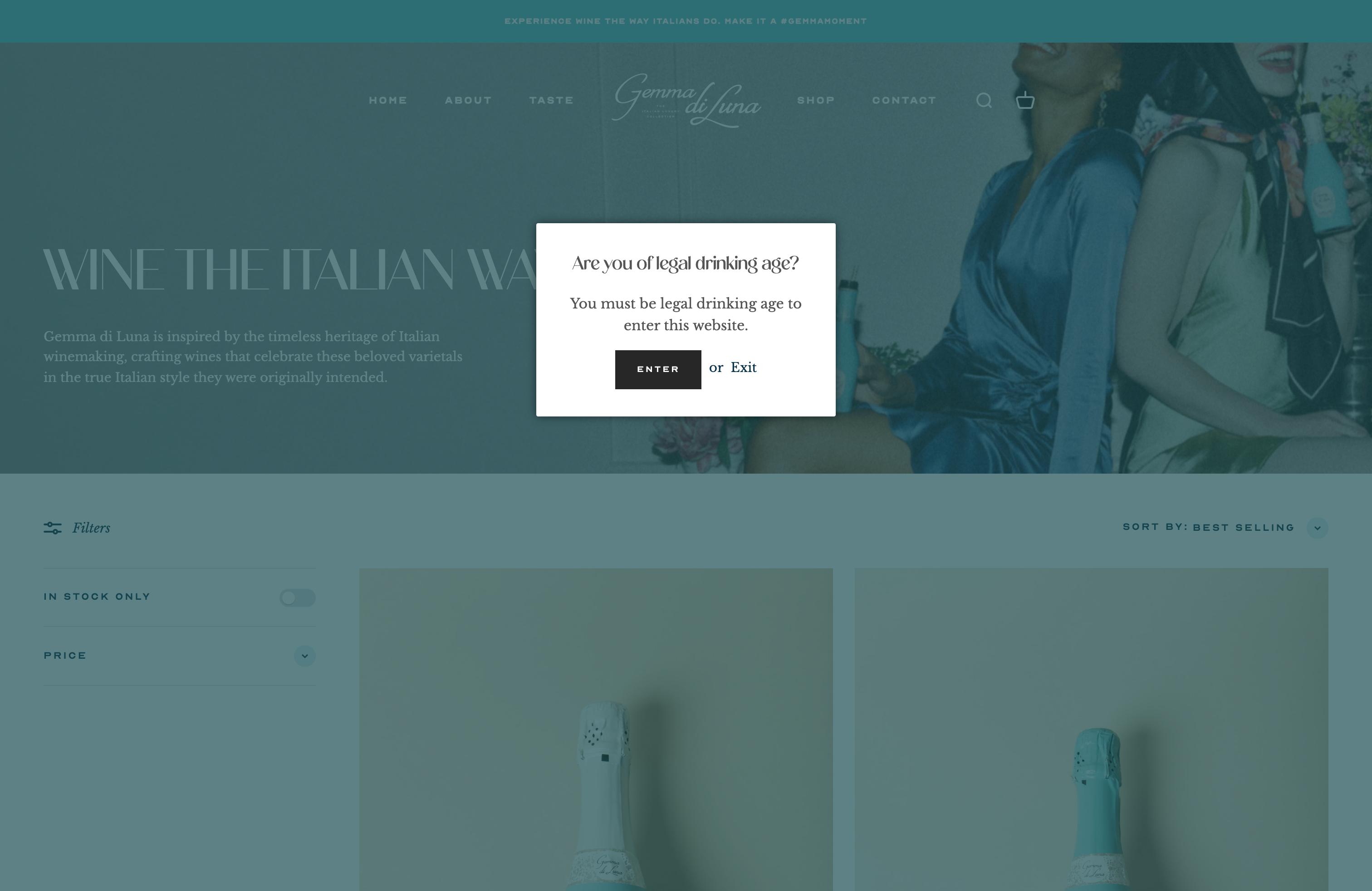 Gemma di Luna Wine screenshot