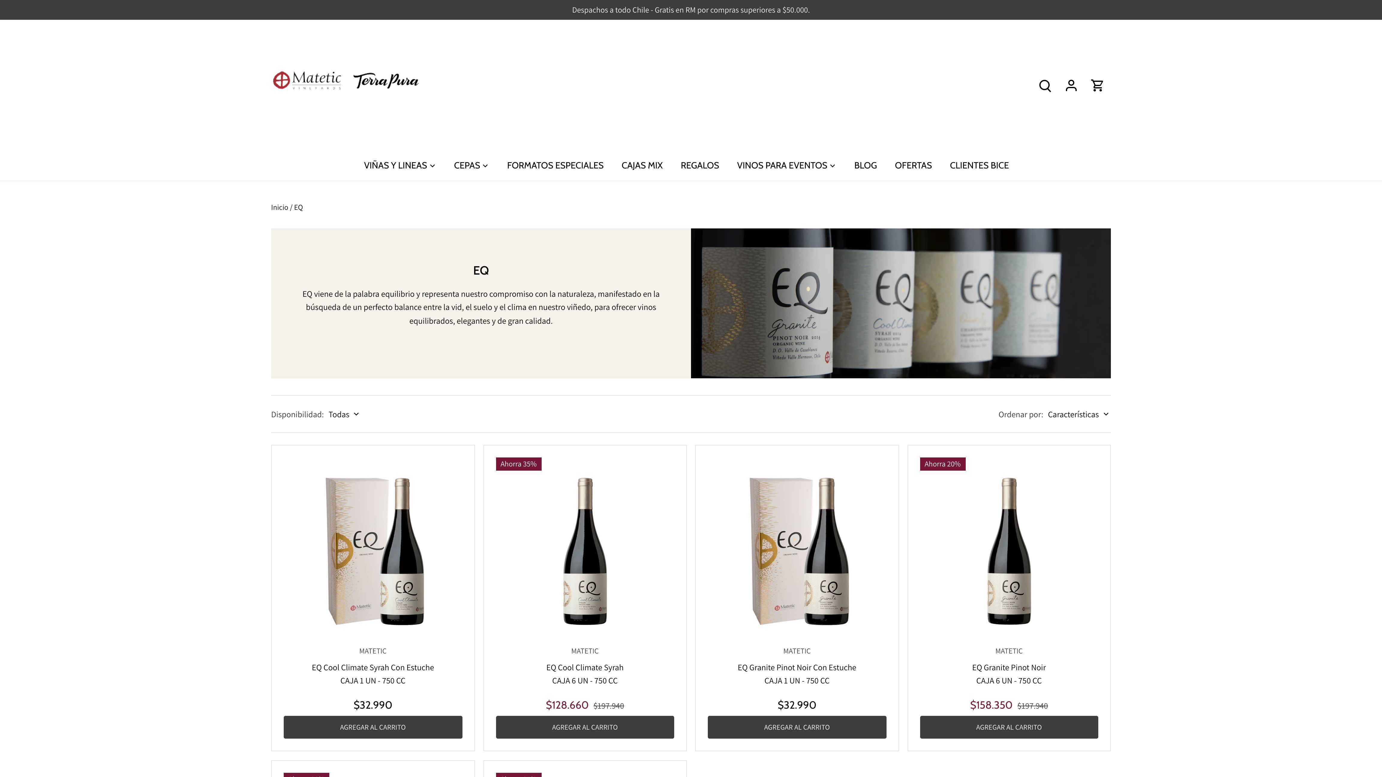 Matetic, una viña chilena ultrapremium. screenshot 5