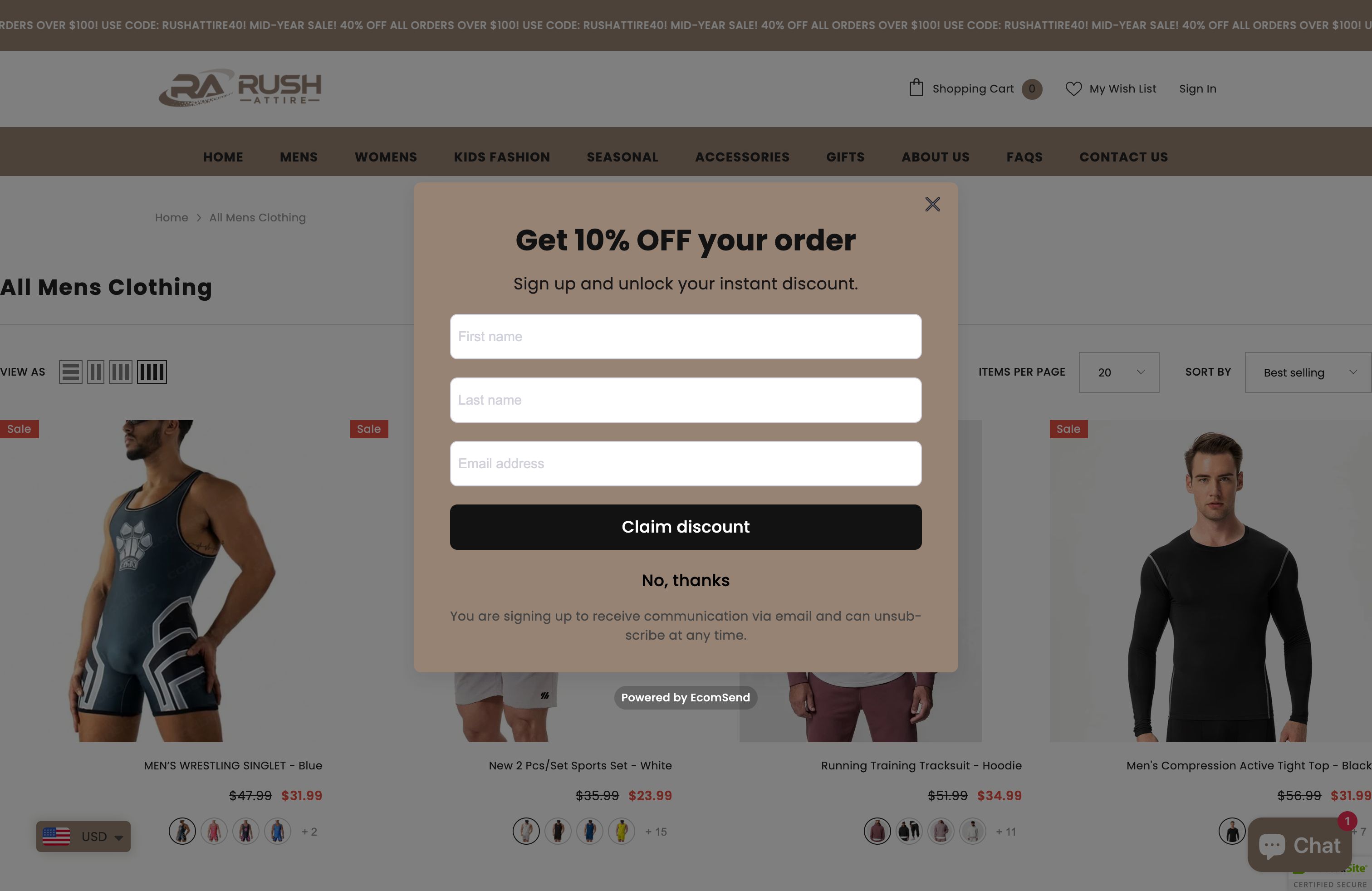 Rush Attire ( Clothing brand ) screenshot 5