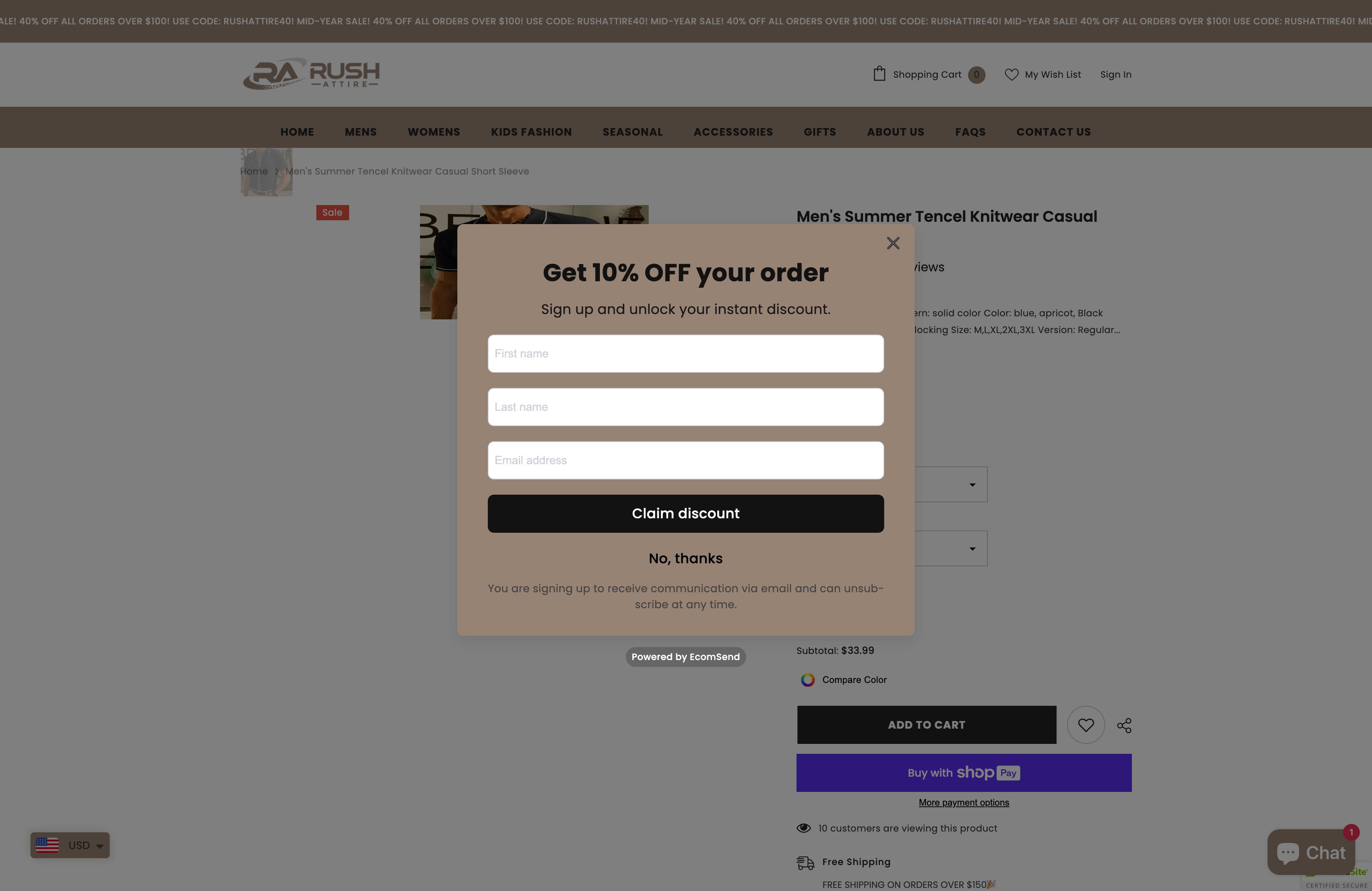 Rush Attire ( Clothing brand ) screenshot 4