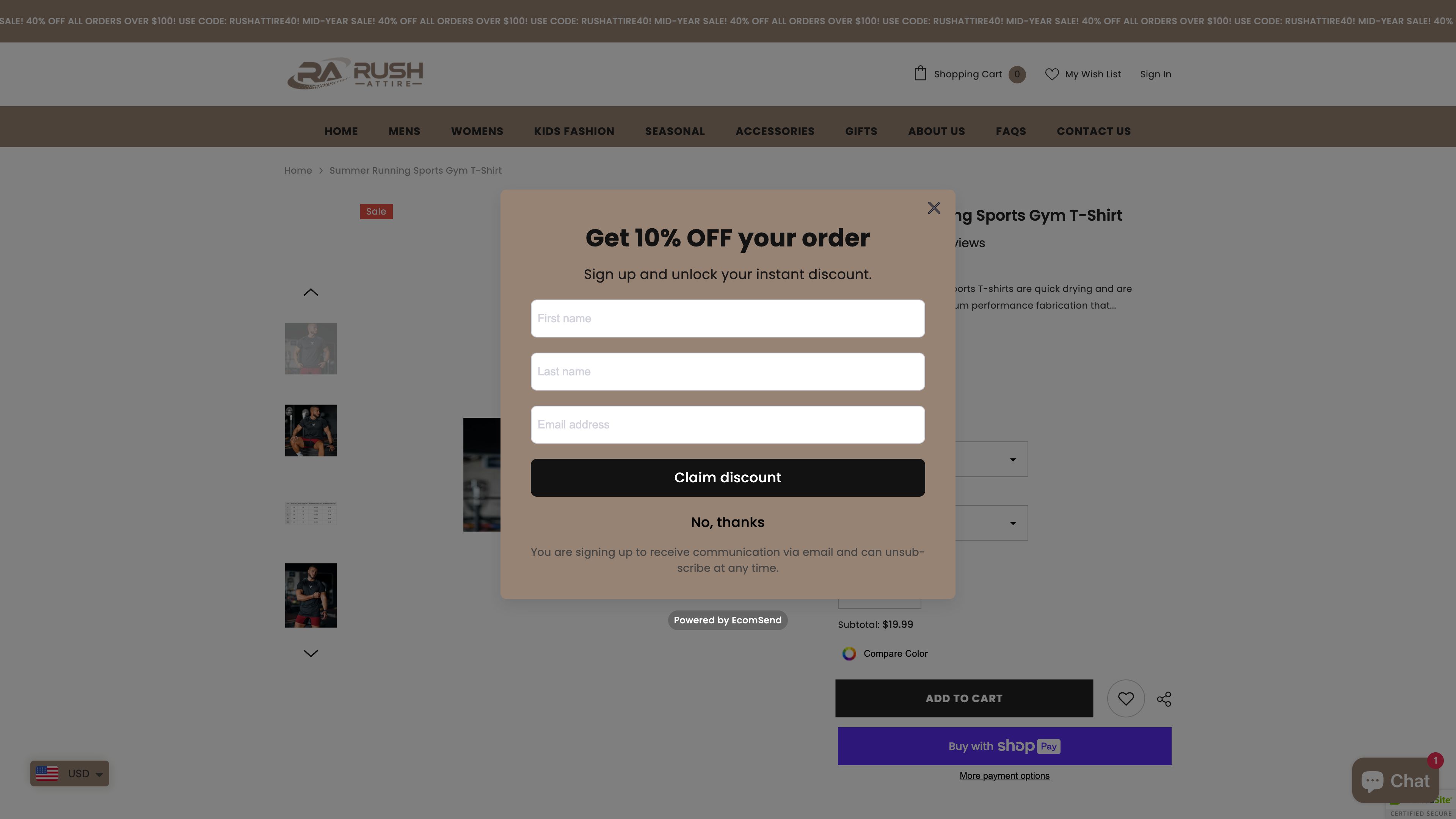 Rush Attire ( Clothing brand ) screenshot 2