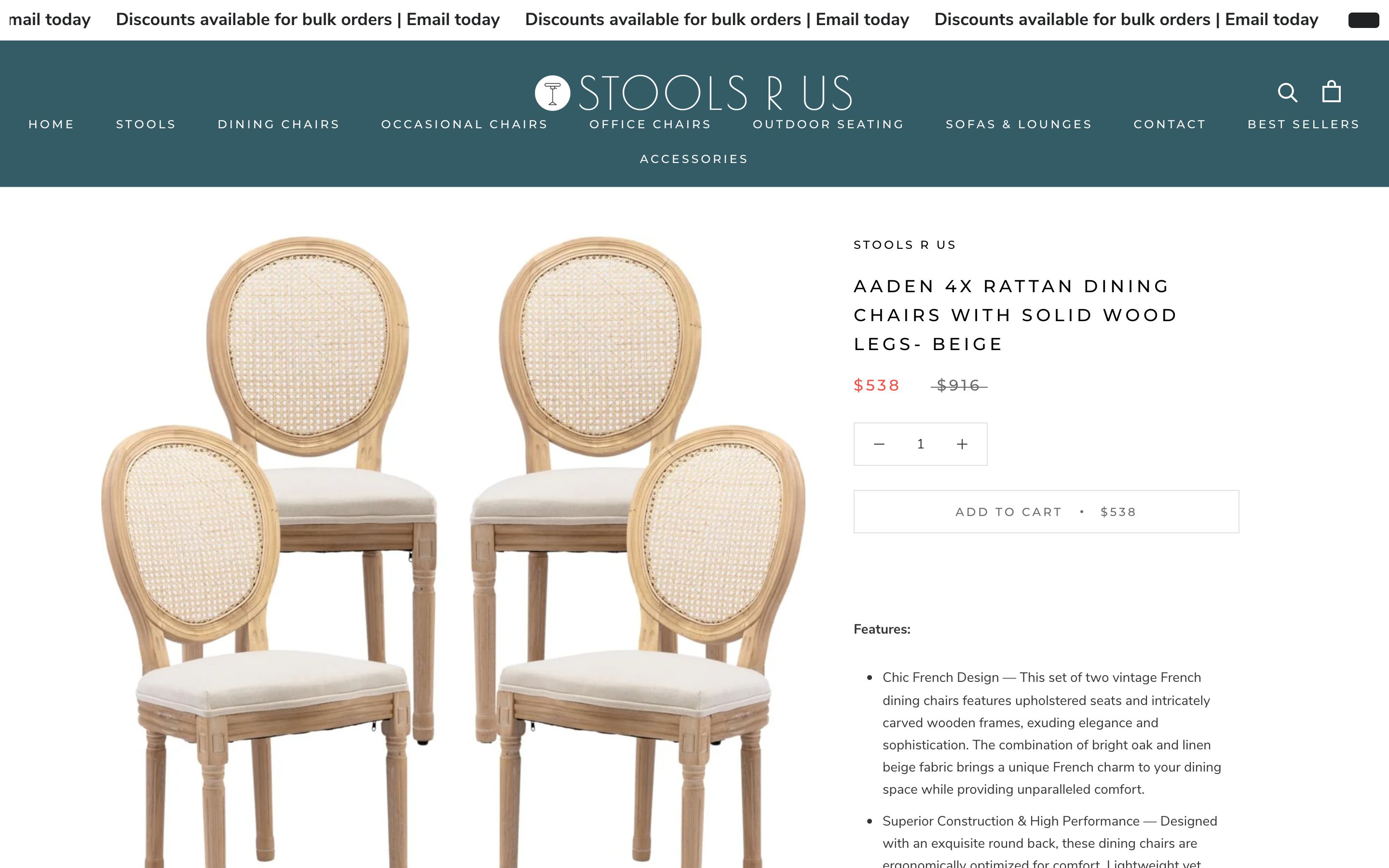 Stools & Chairs store screenshot 3