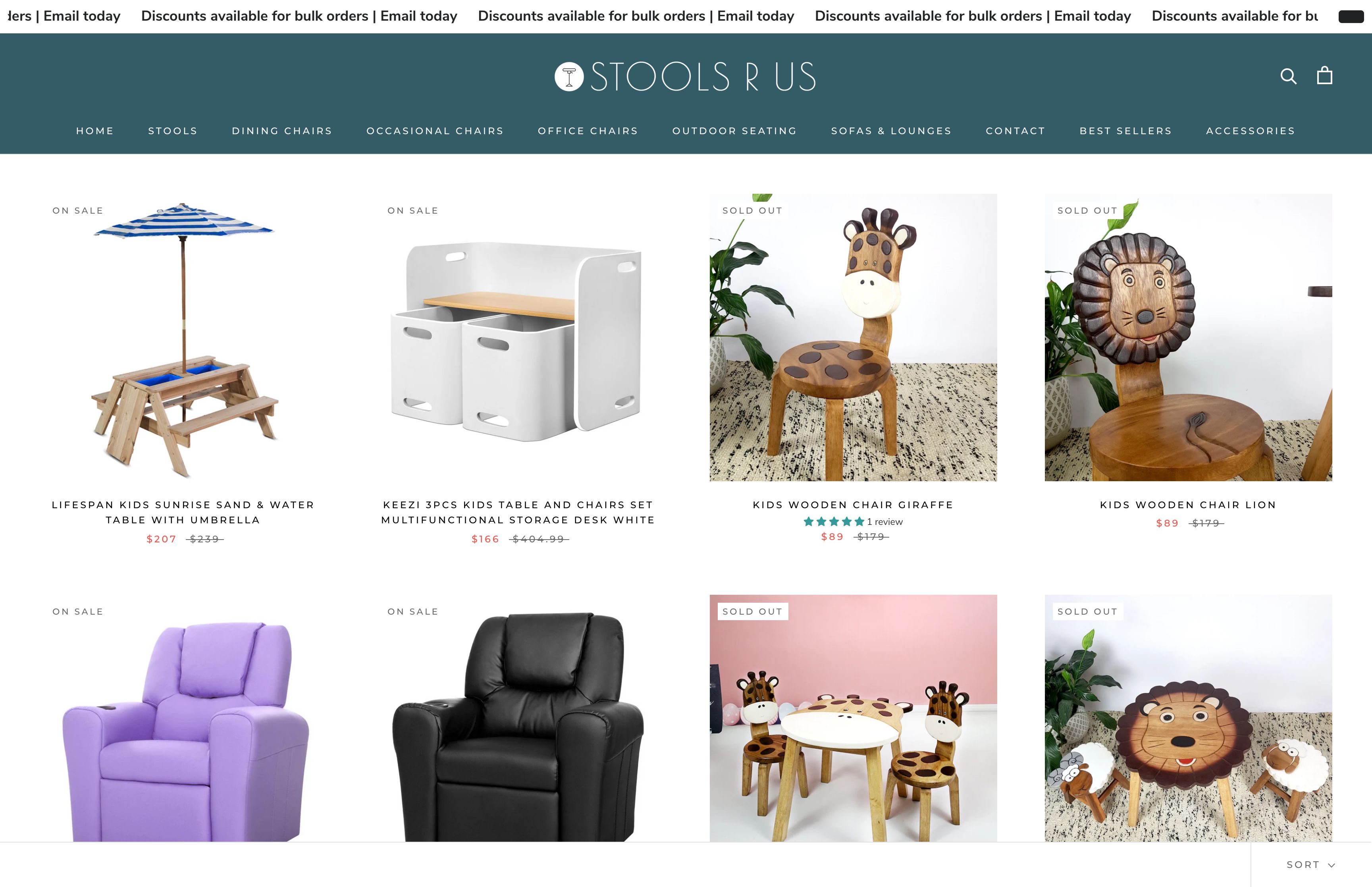 Stools & Chairs store screenshot 2