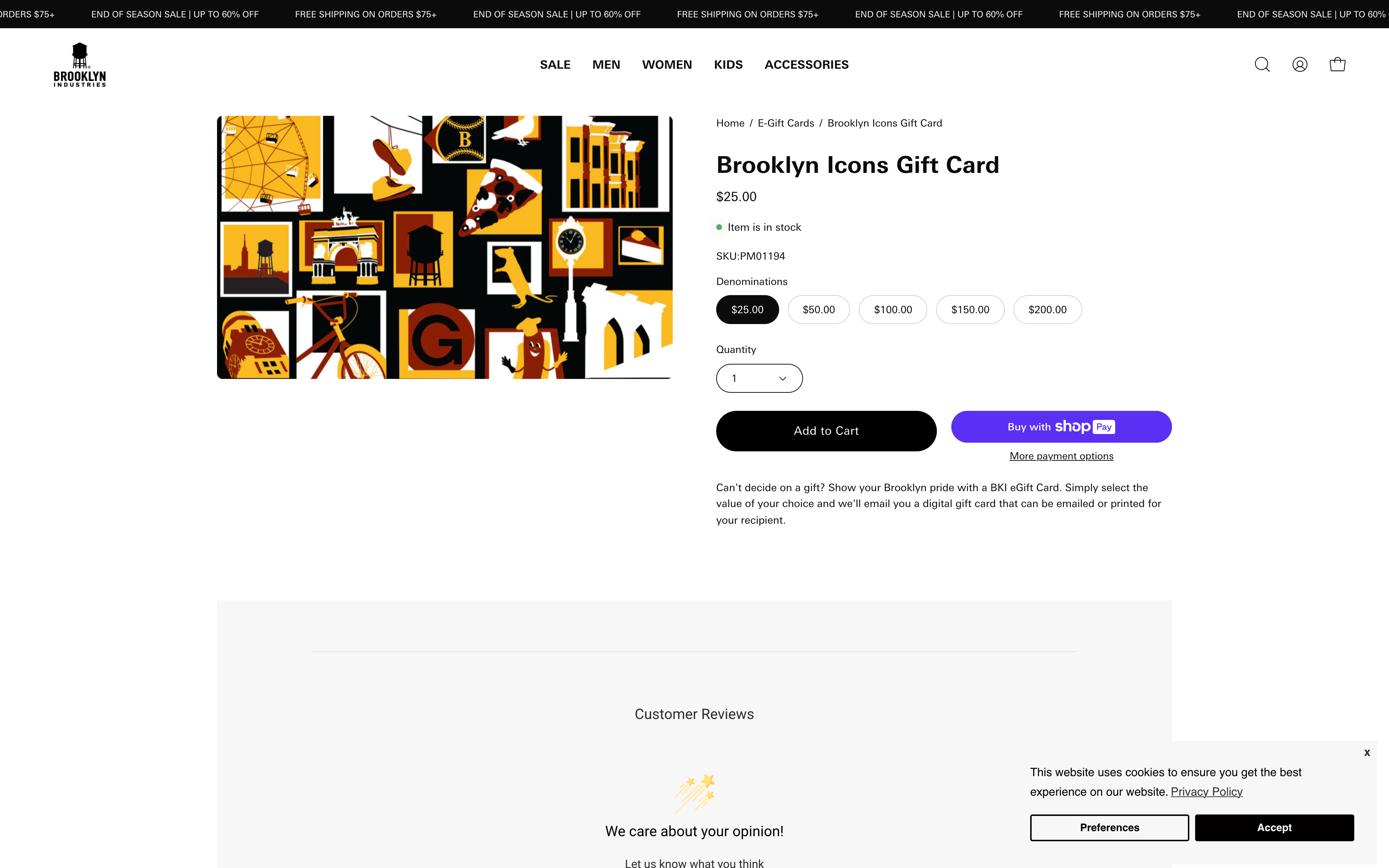 Brooklyn Industries - Clothing and Fashion Shopify Store Redesign screenshot 3
