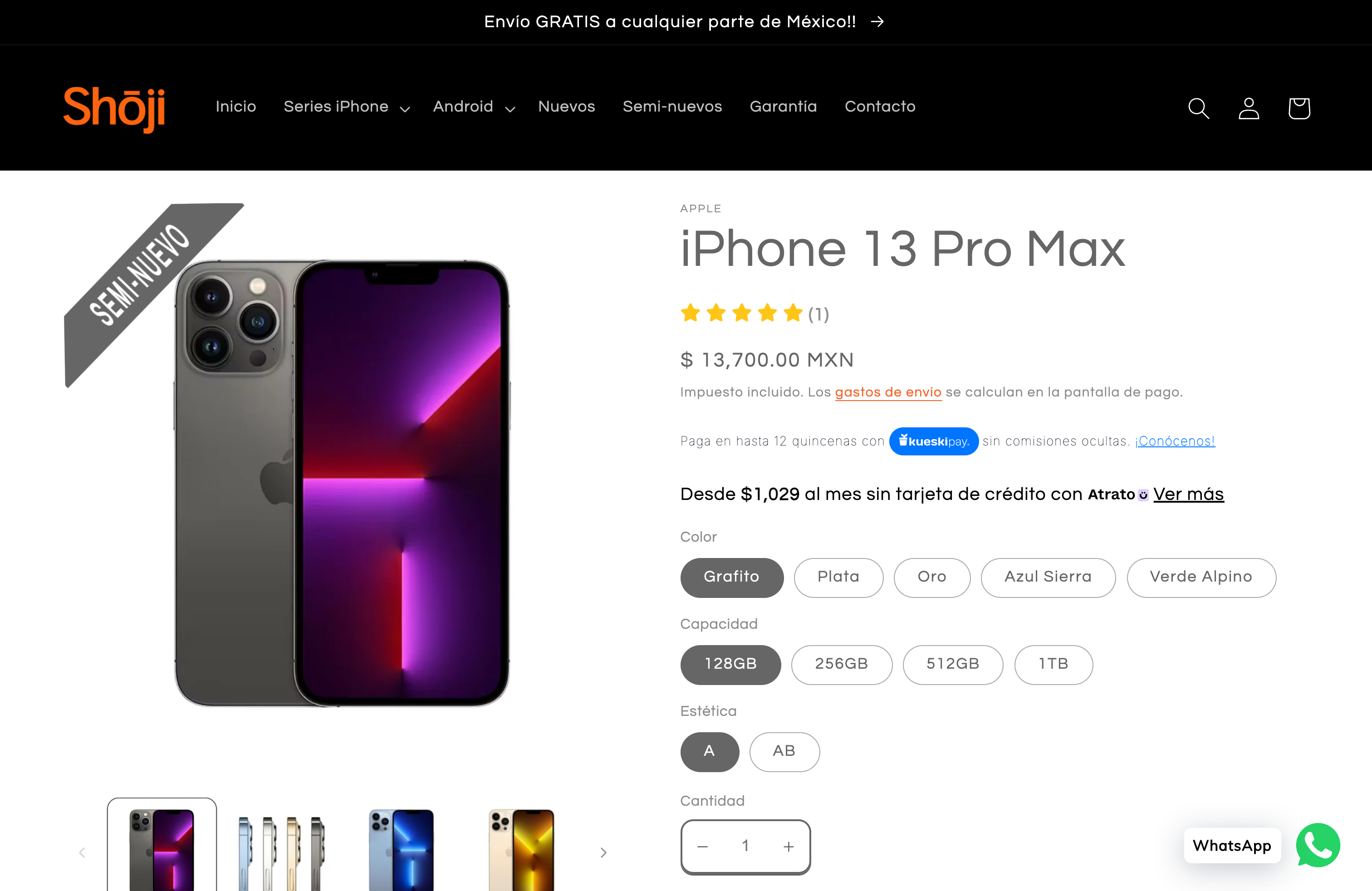 Desarrollo de tienda y soporte Shoji  screenshot 5