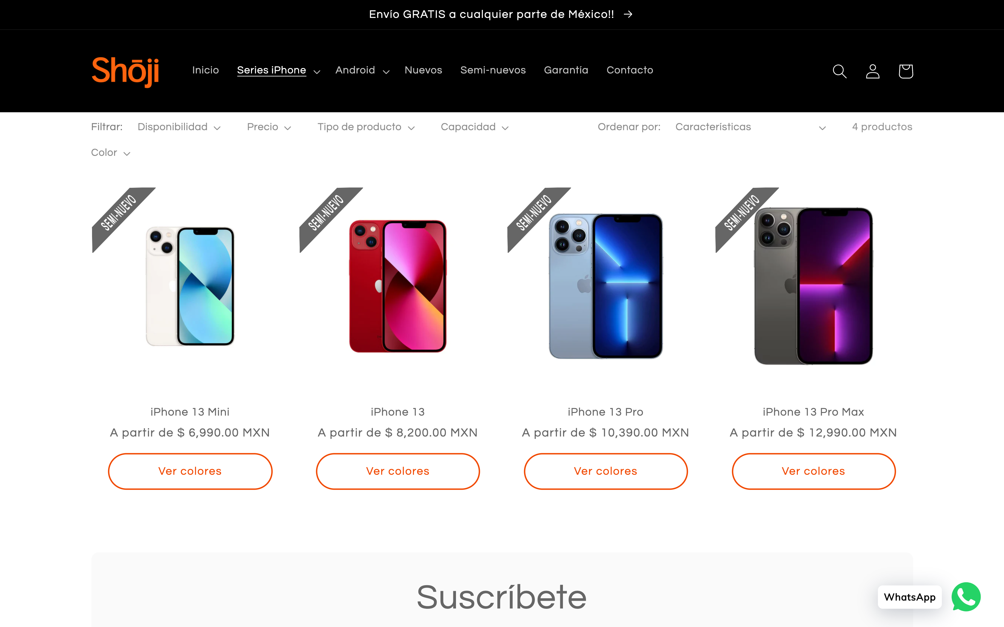 Desarrollo de tienda y soporte Shoji  screenshot 3