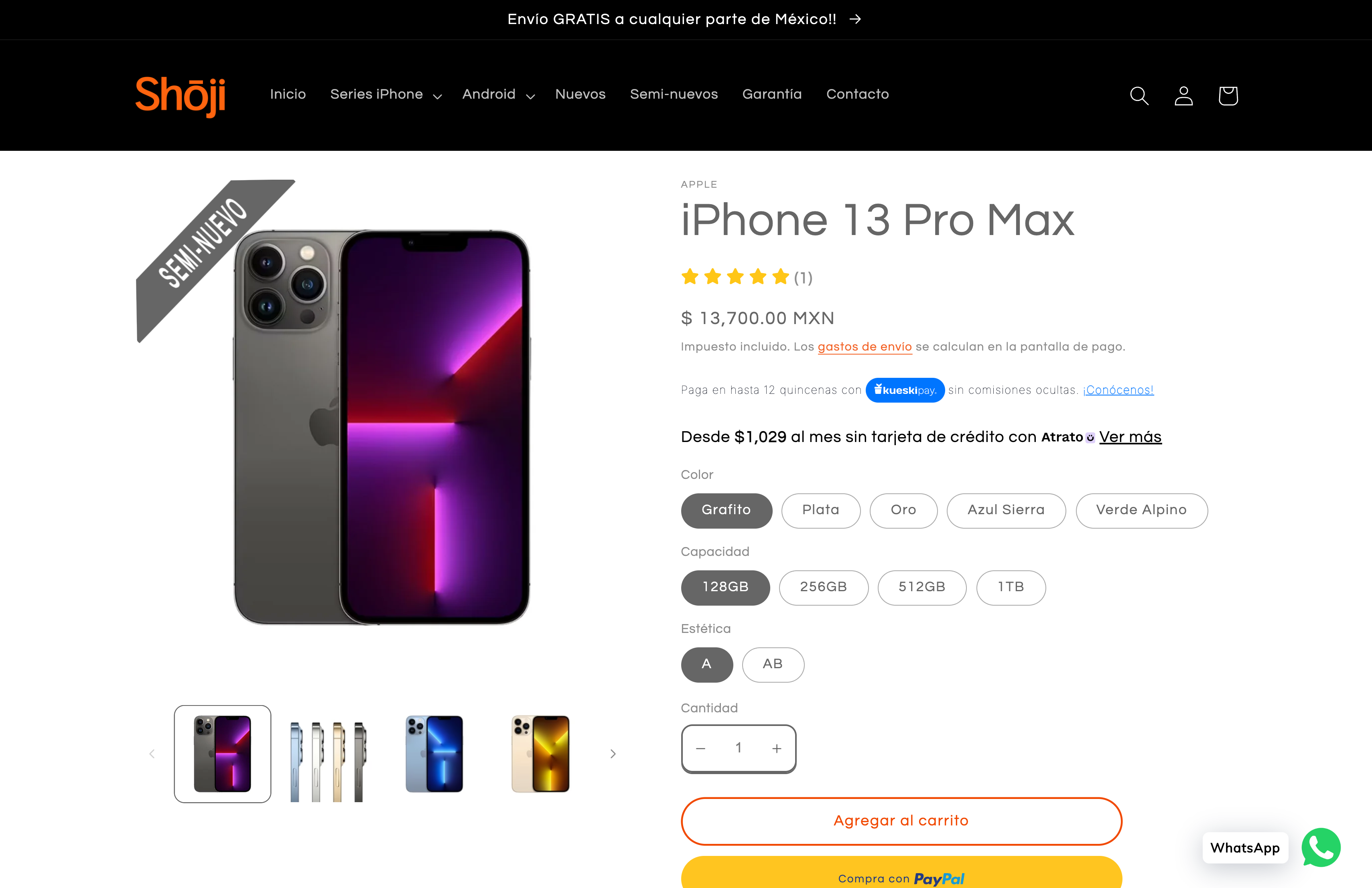 Desarrollo de tienda y soporte Shoji  screenshot 6