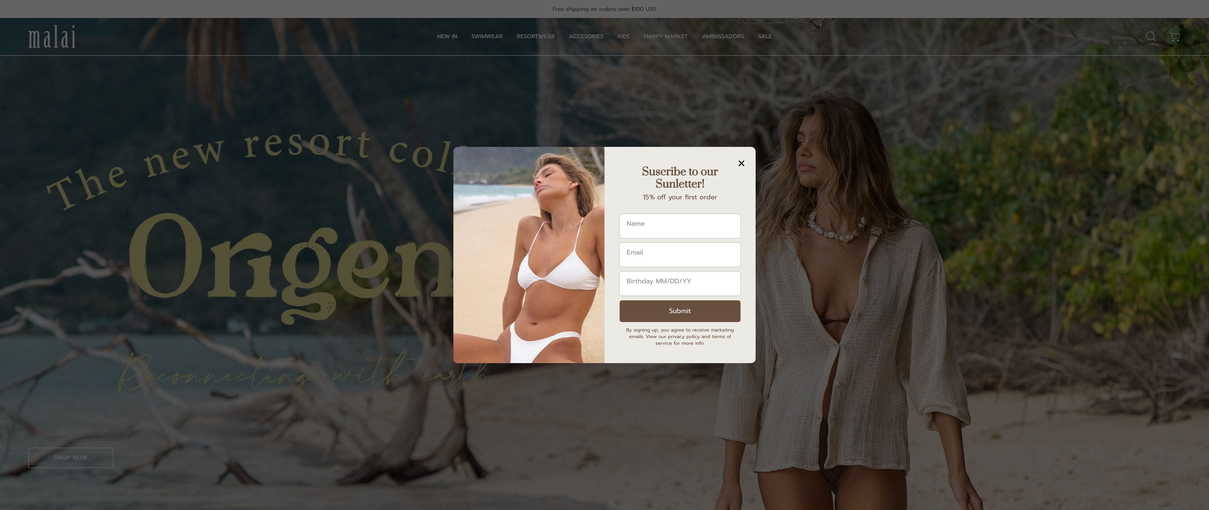 Design and eCommerce development for swimwear brand screenshot 5