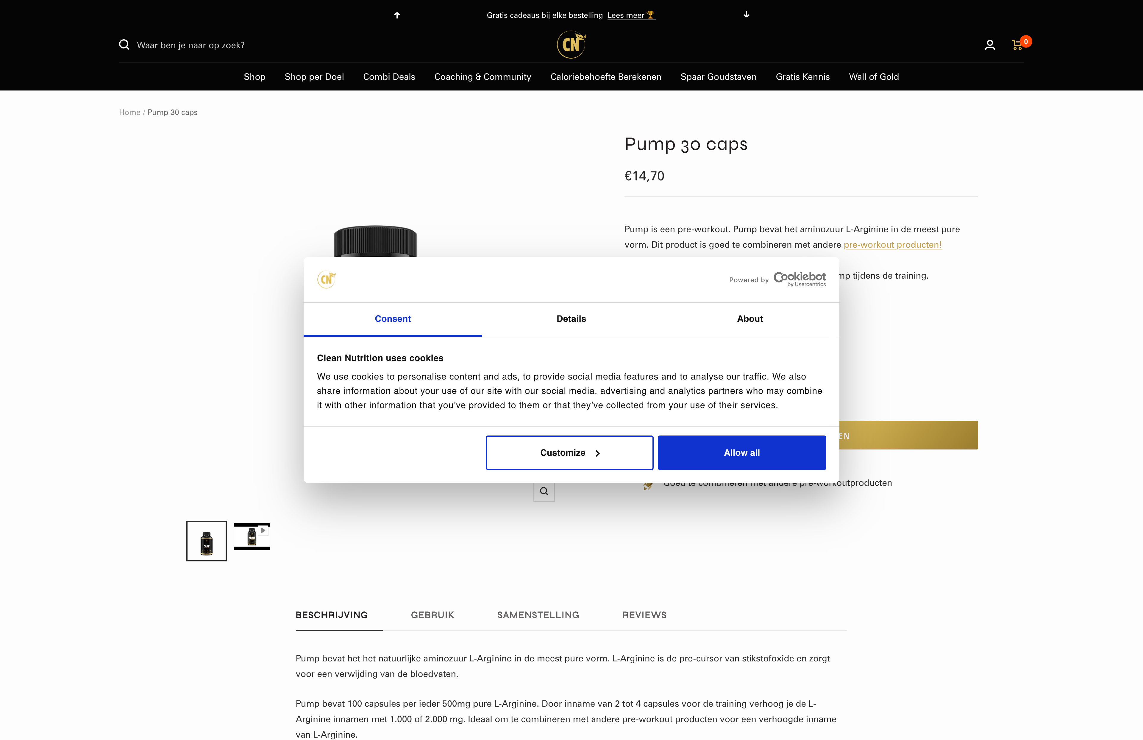 Clean Nutrition  screenshot 2