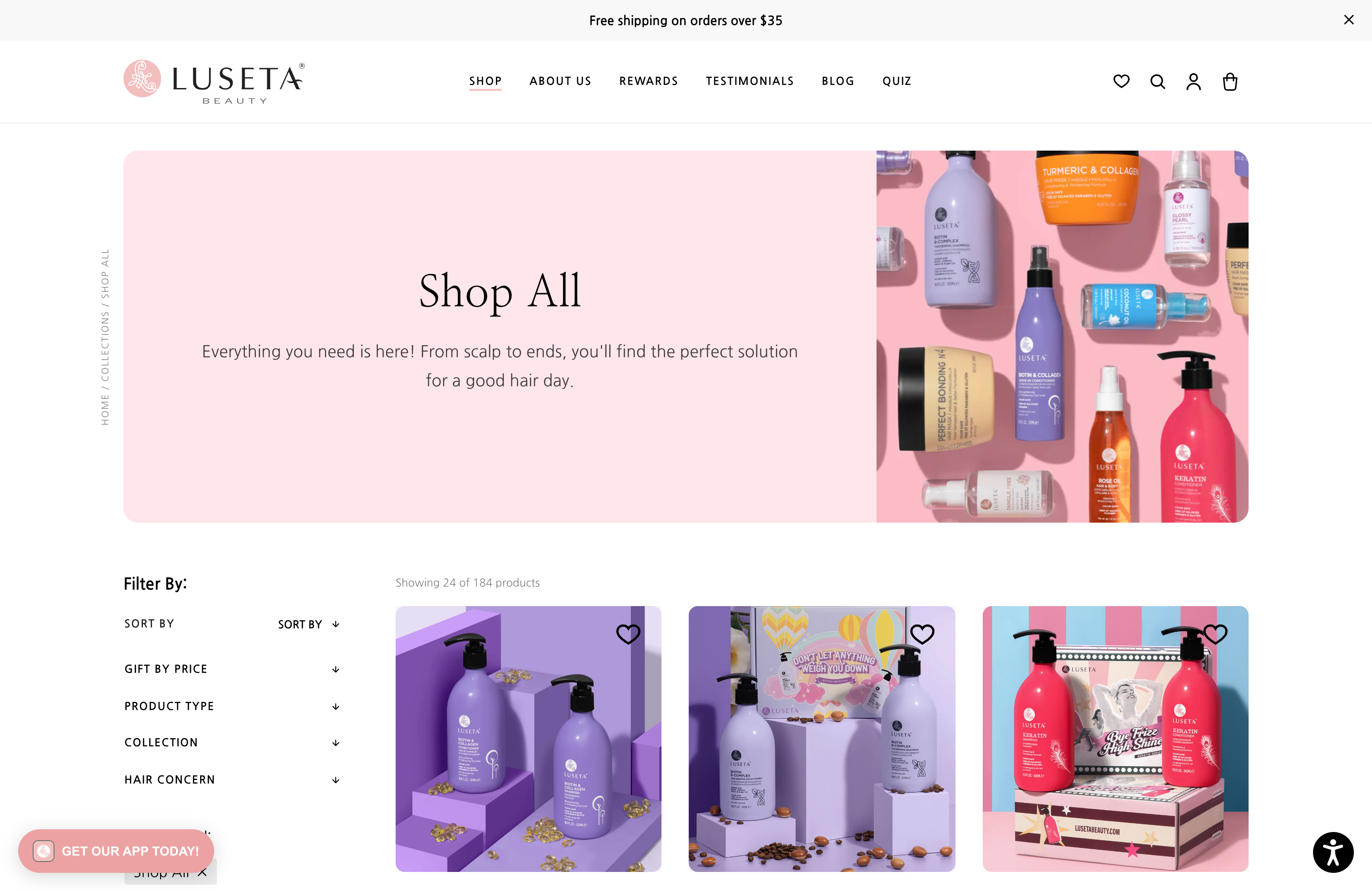 Luseta Beauty screenshot