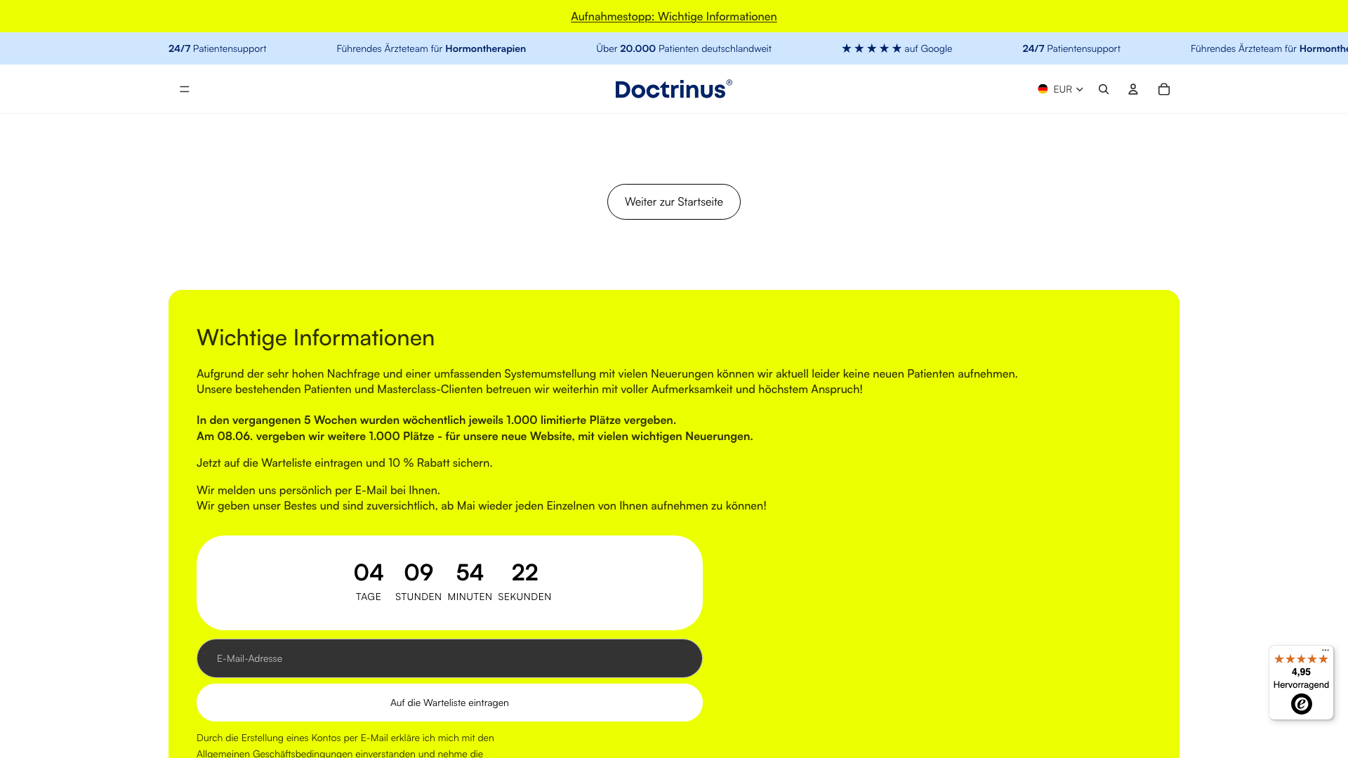 Doctrinus – Medical Platform: Figma to Shopify with Animations