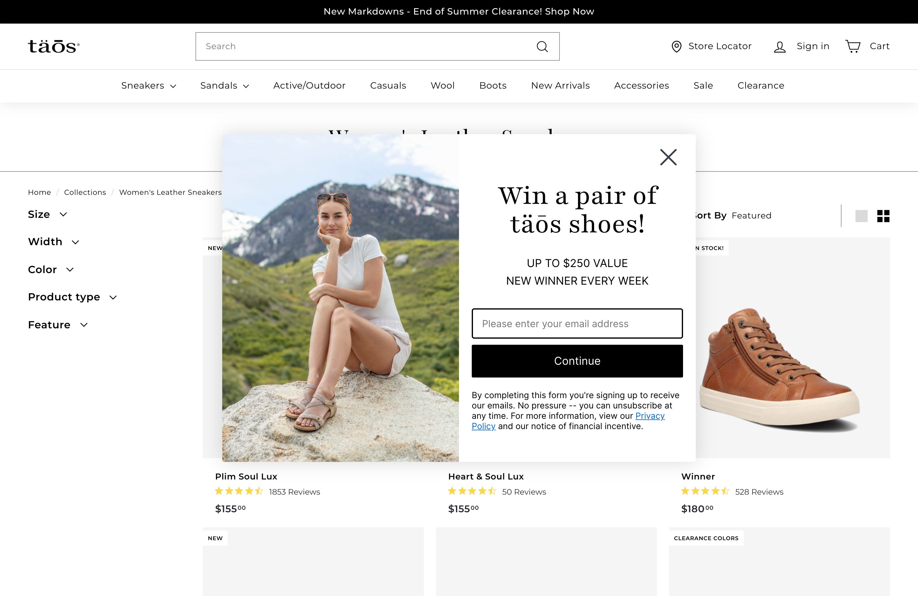 Taos Footwear screenshot 4