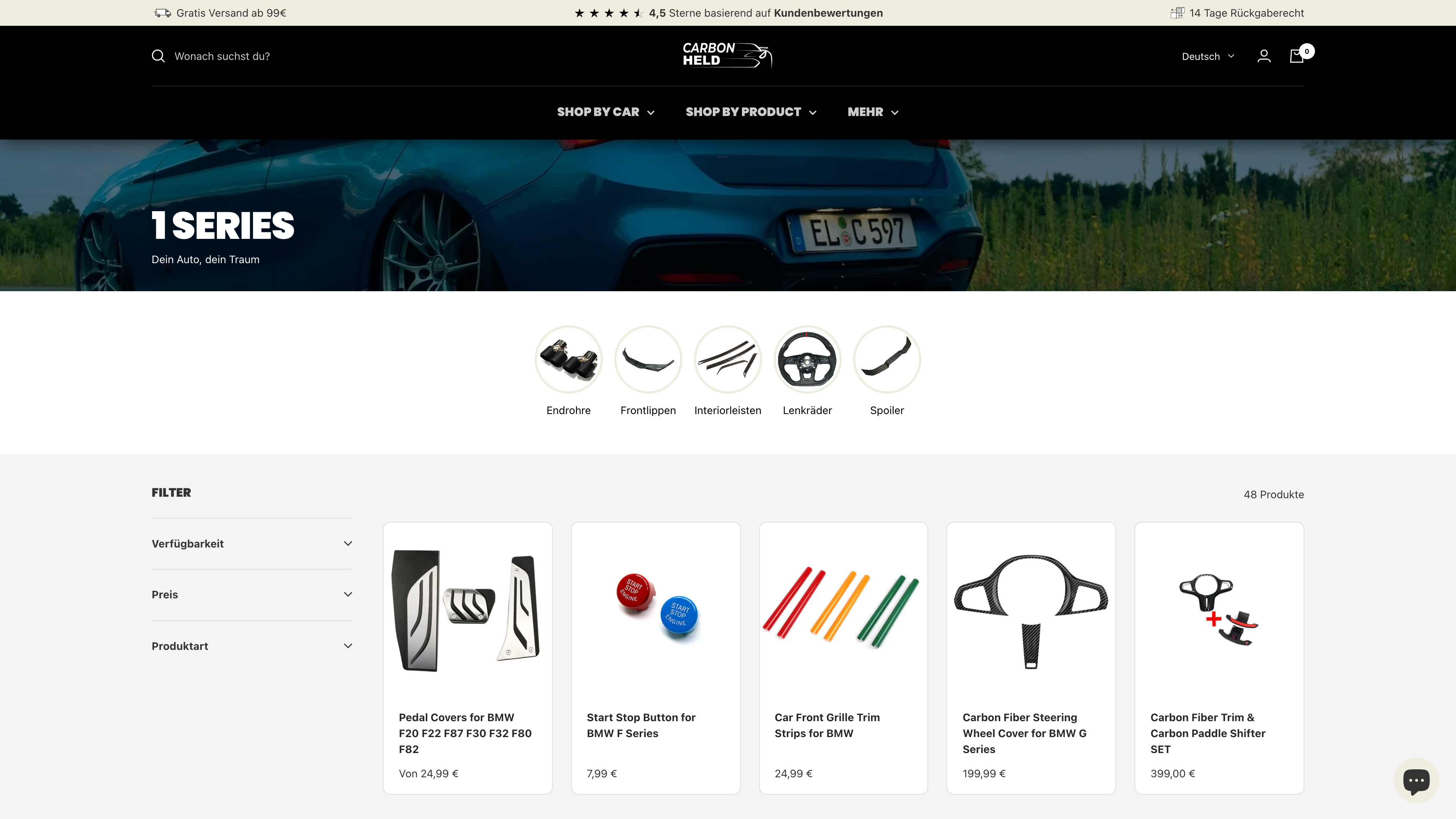 Carbonheld - Shop-Relaunch & Conversion Rate Optimierung screenshot 3