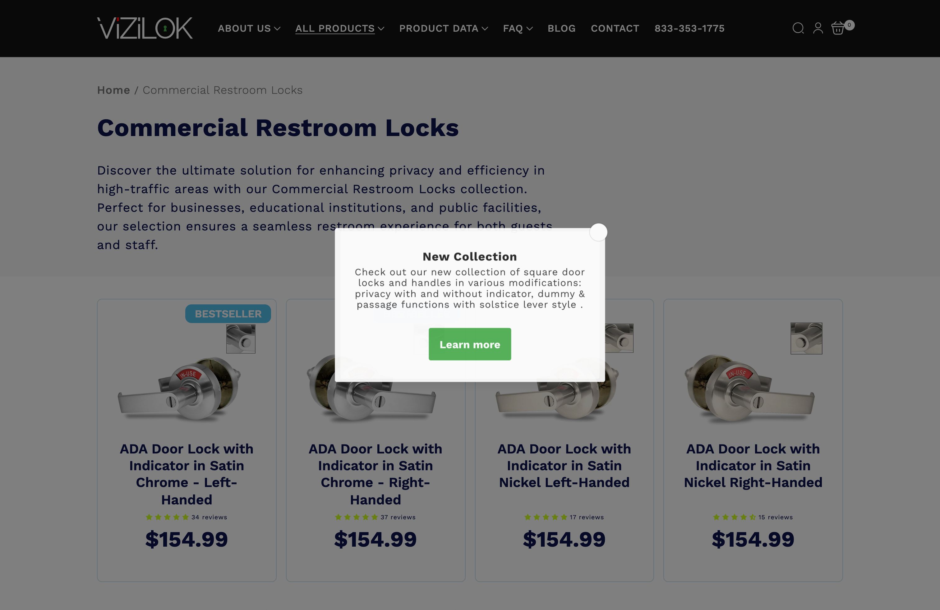Vizilok - Design Migration and Landing Page Creation screenshot