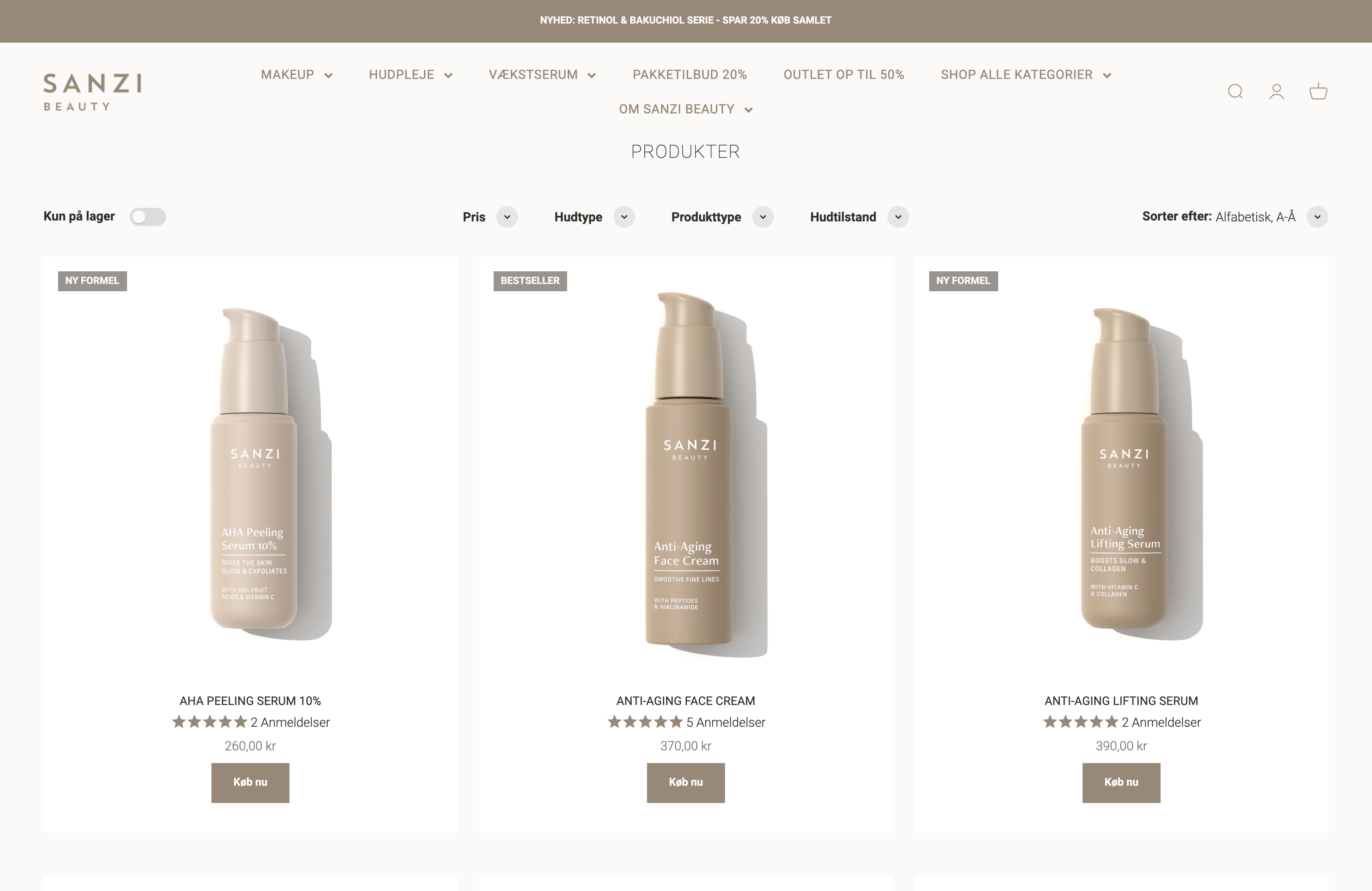 Rebuilding the Shopify store screenshot