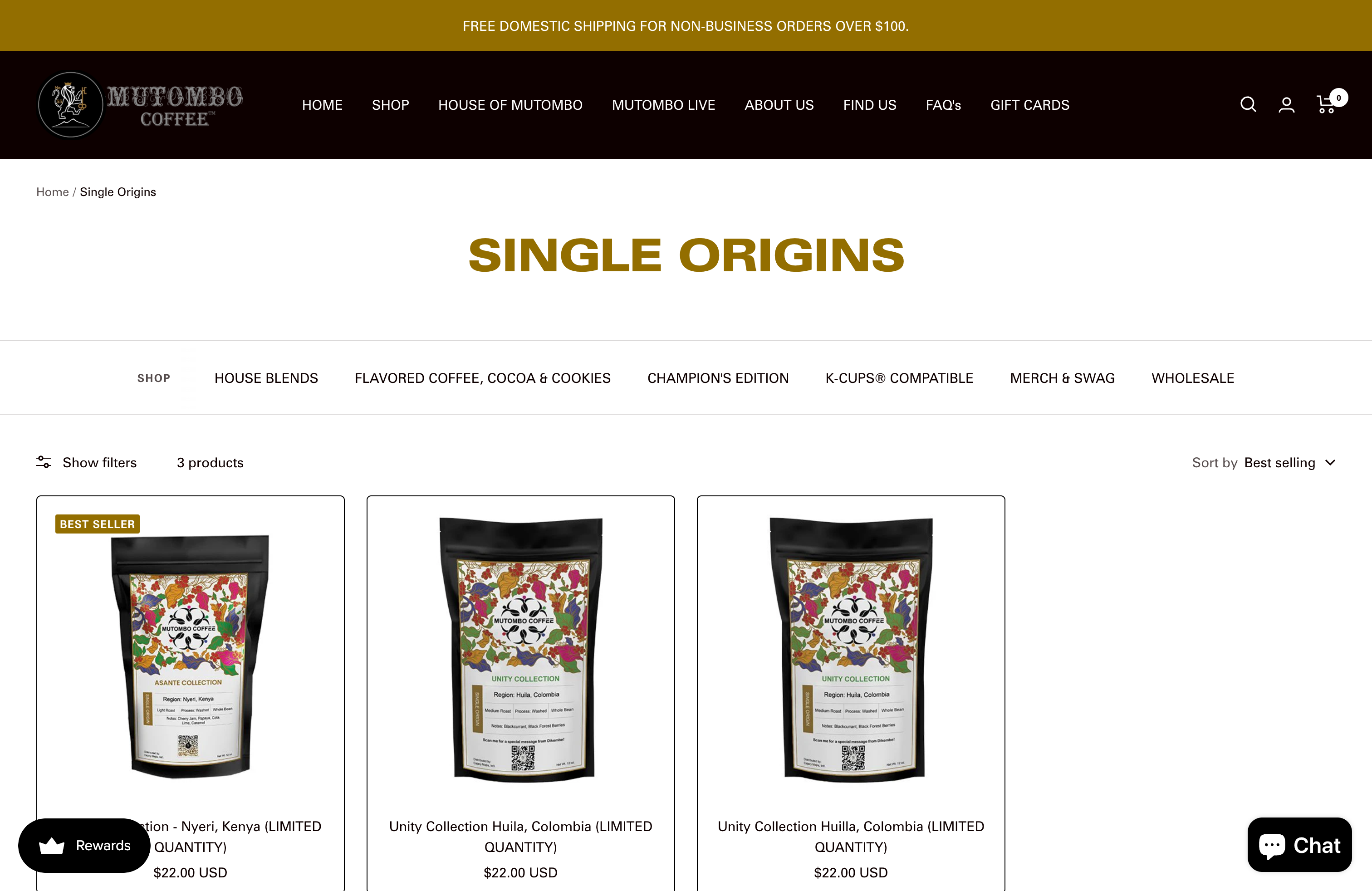 Full functional Store For selling Branded Coffee screenshot 2