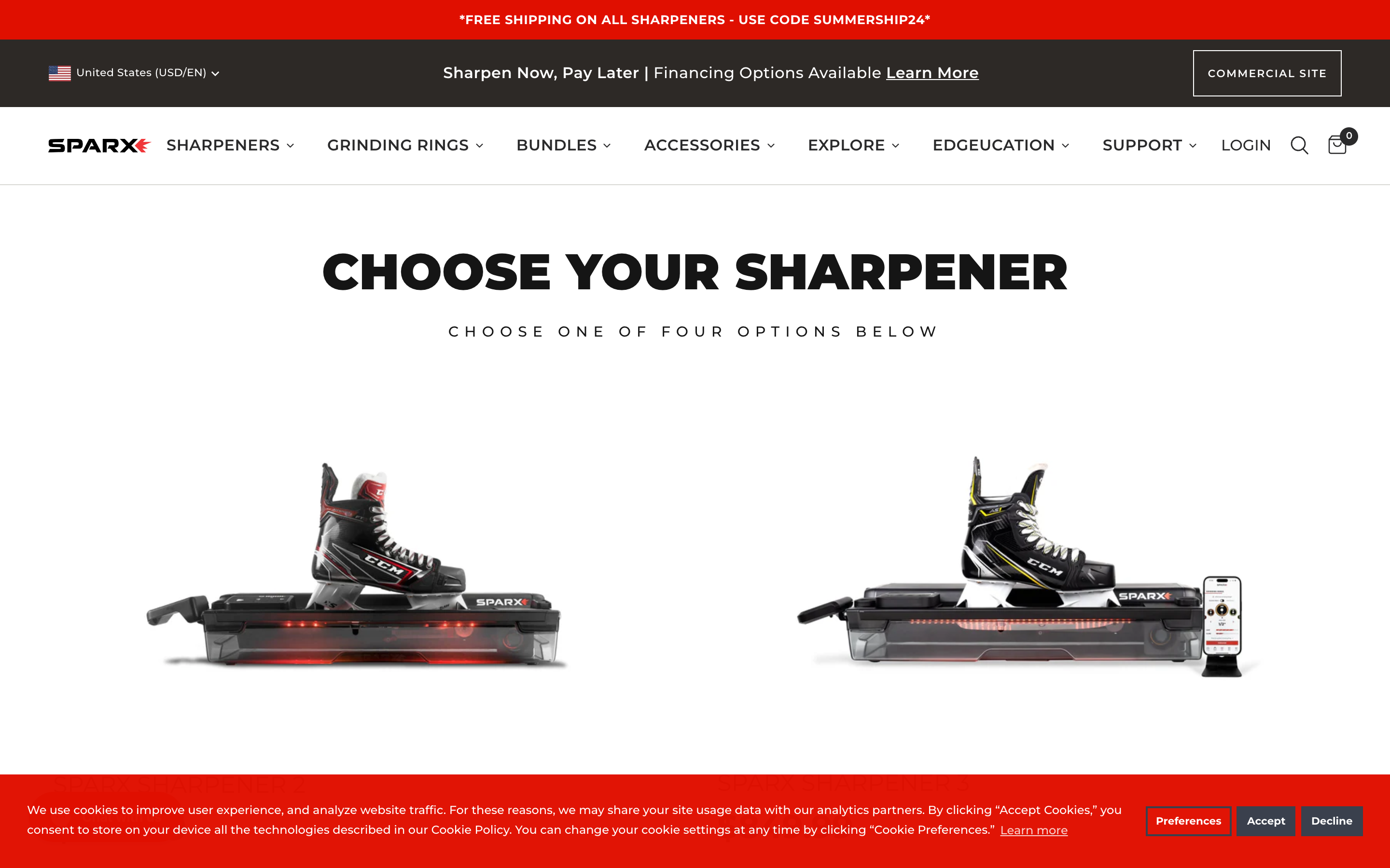 Driving International Growth for Sparx Hockey through Innovative Shopify Solutions