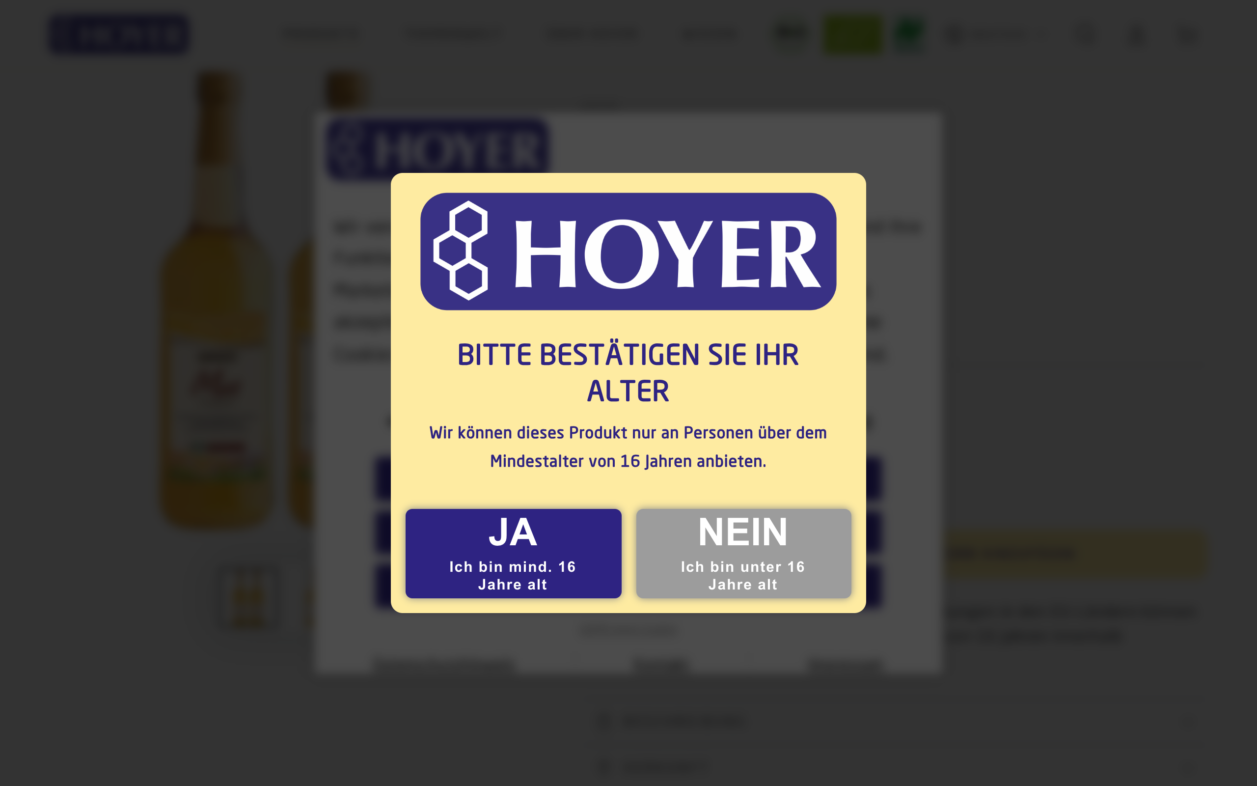 Migration von Hoyer Honig zu Shopify screenshot 5