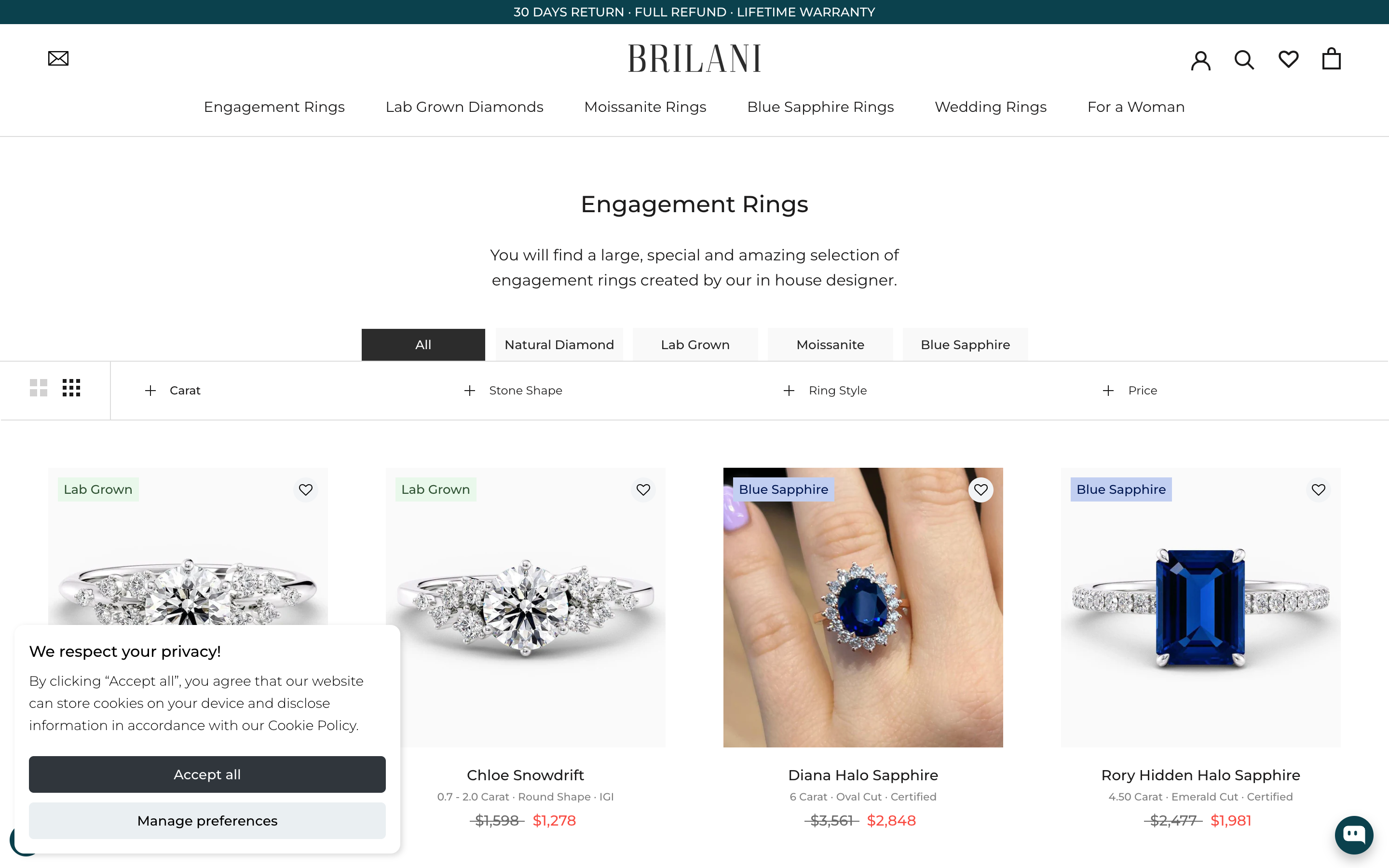 Brilani (Diamond & Jewellery Store) screenshot 3