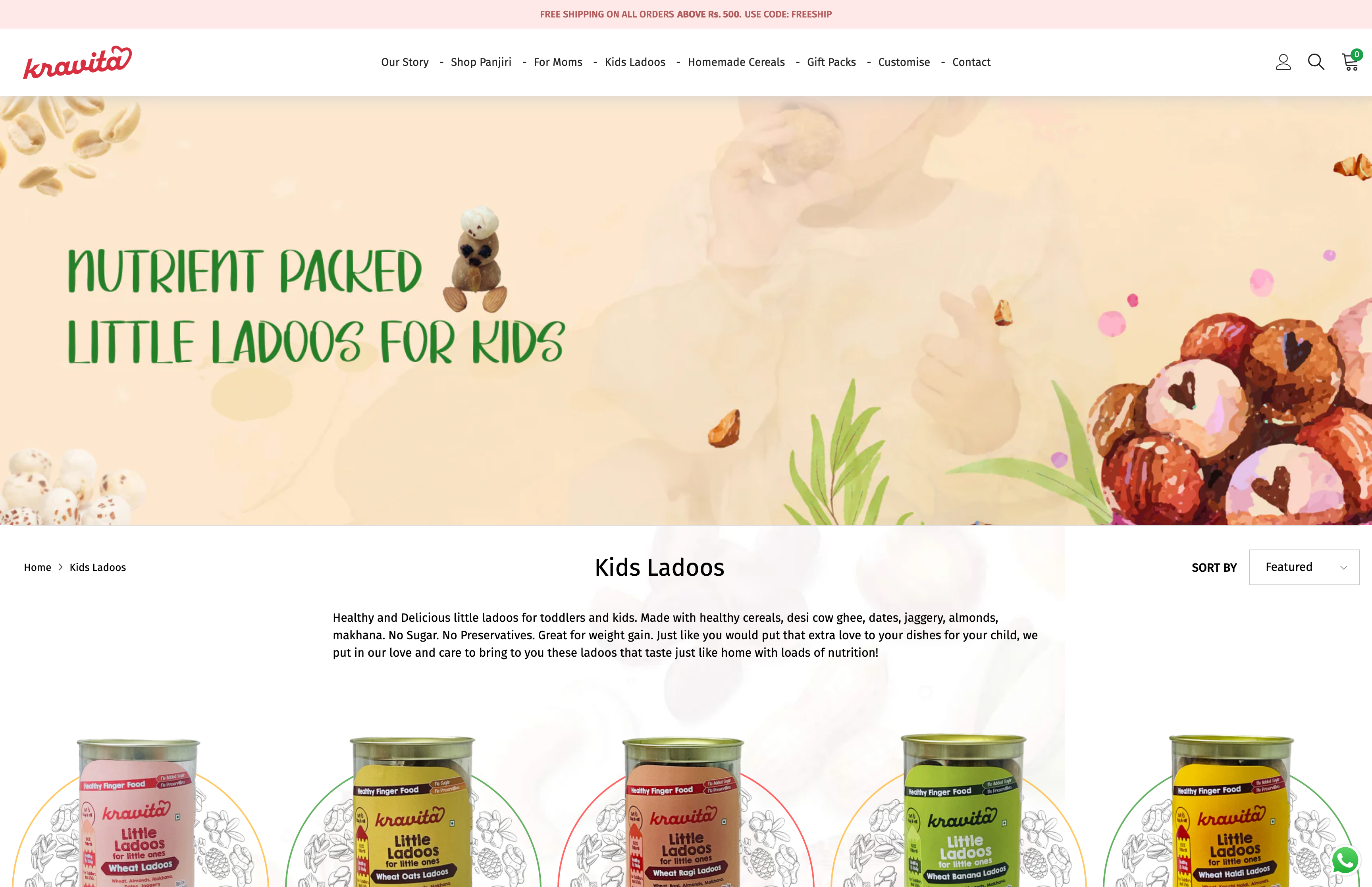 Homemade Healthy Food by Kravita screenshot 4