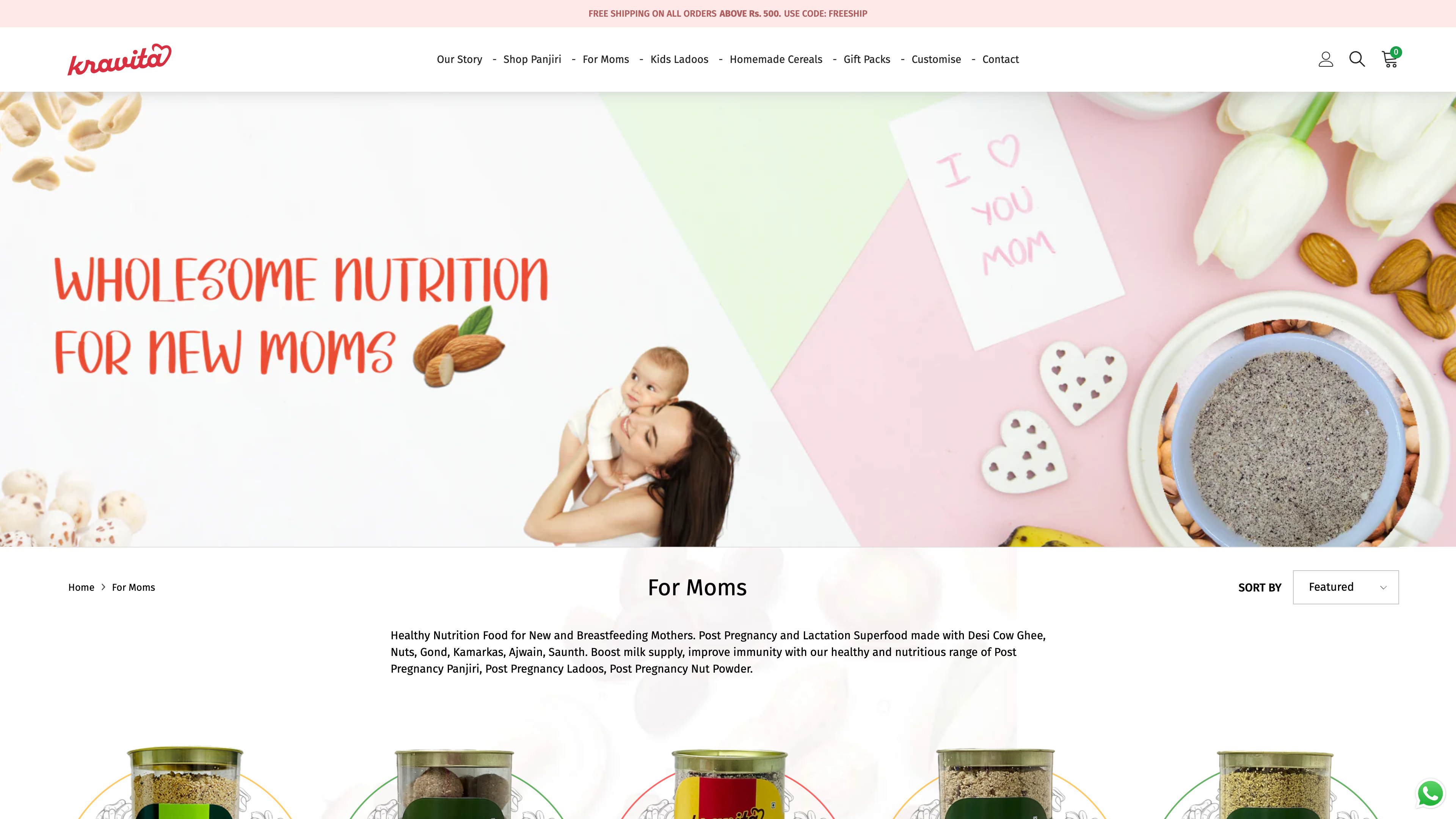 Homemade Healthy Food by Kravita screenshot 3