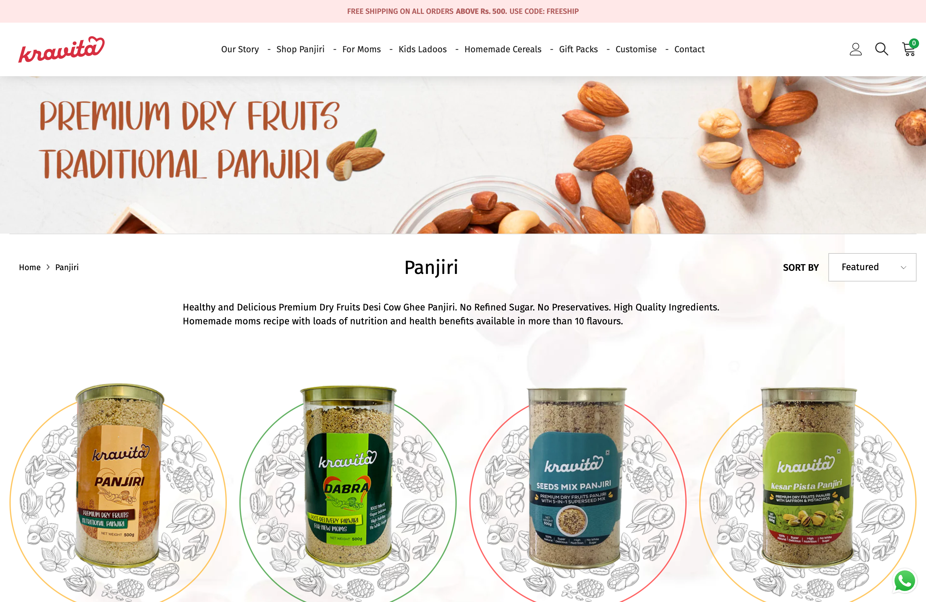 Homemade Healthy Food by Kravita screenshot 2