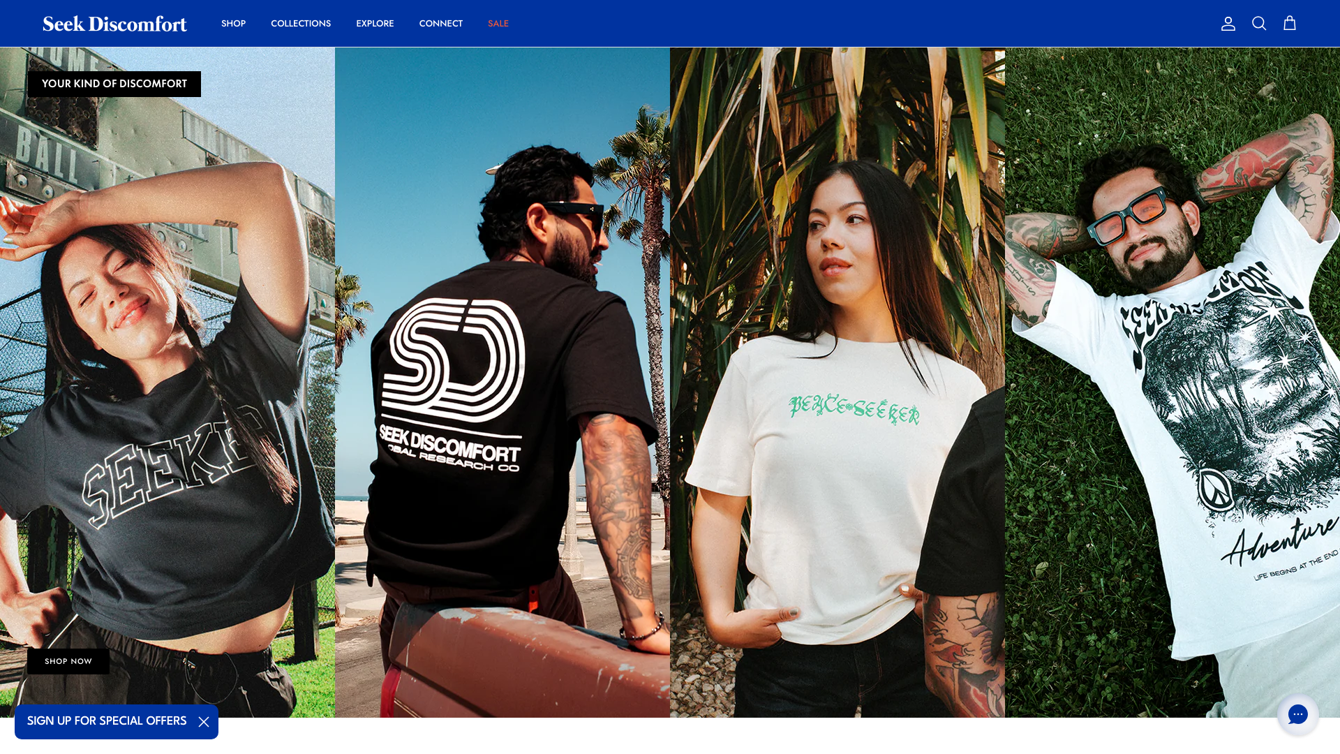 Seek Discomfort (USA, Canada, Europe)
