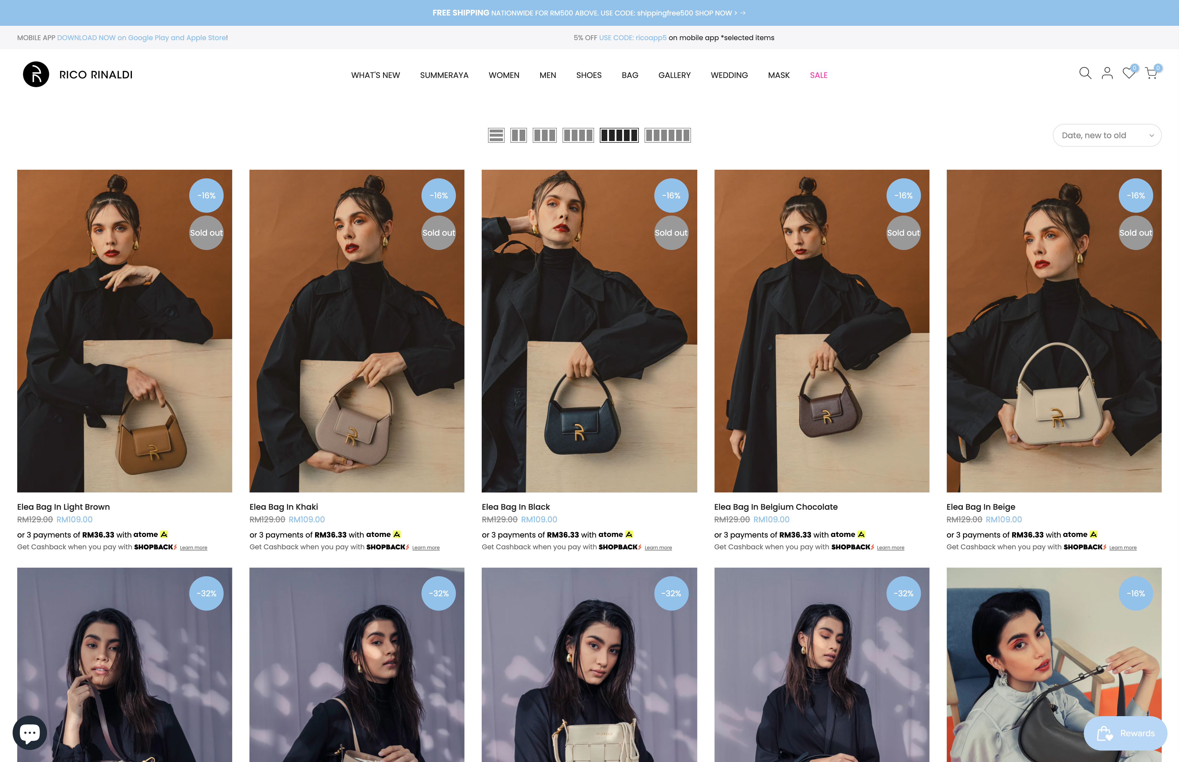 Ricorinaldi.com screenshot