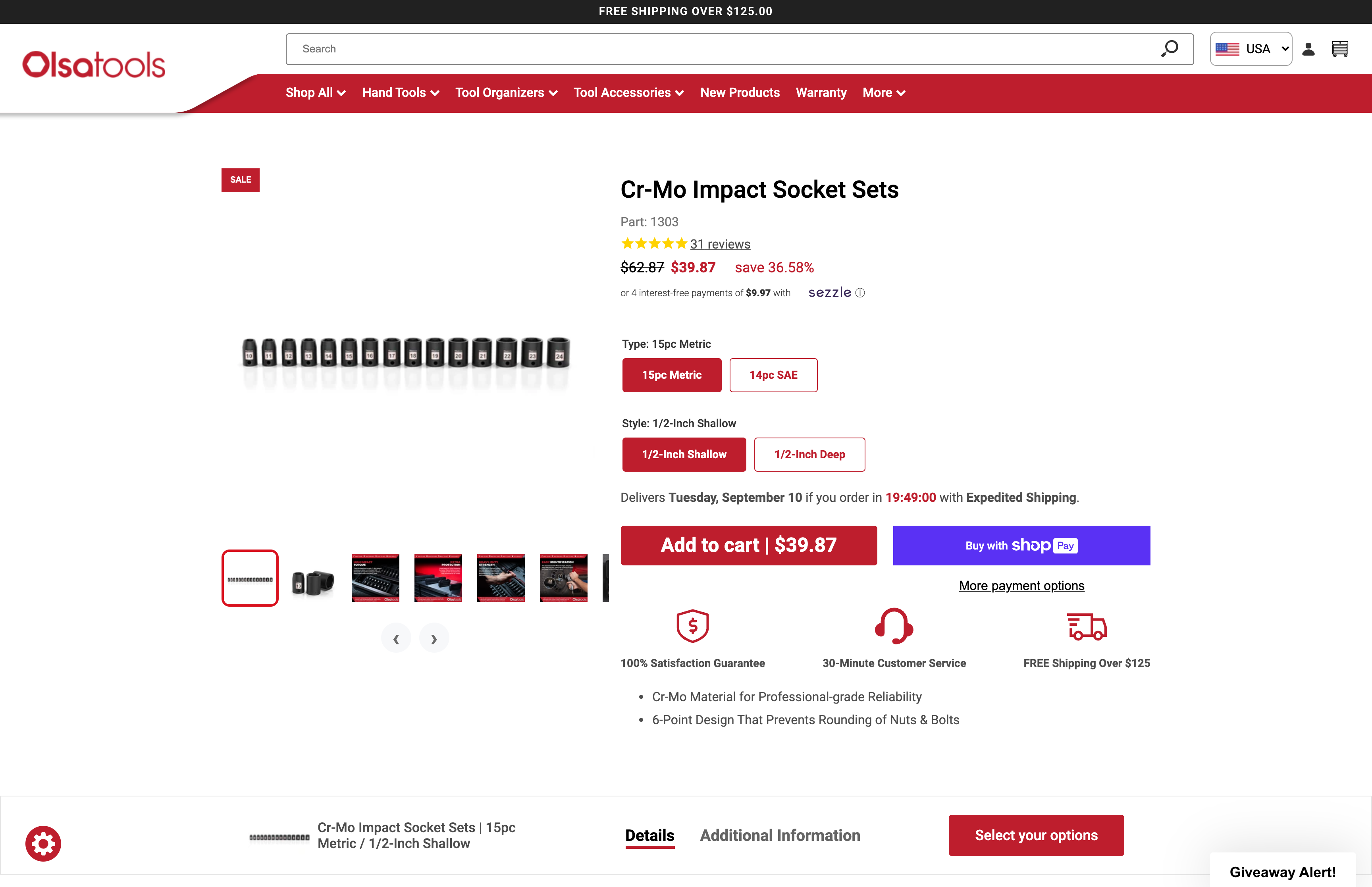 Olsa Tools | Premium Grade Tools screenshot 5
