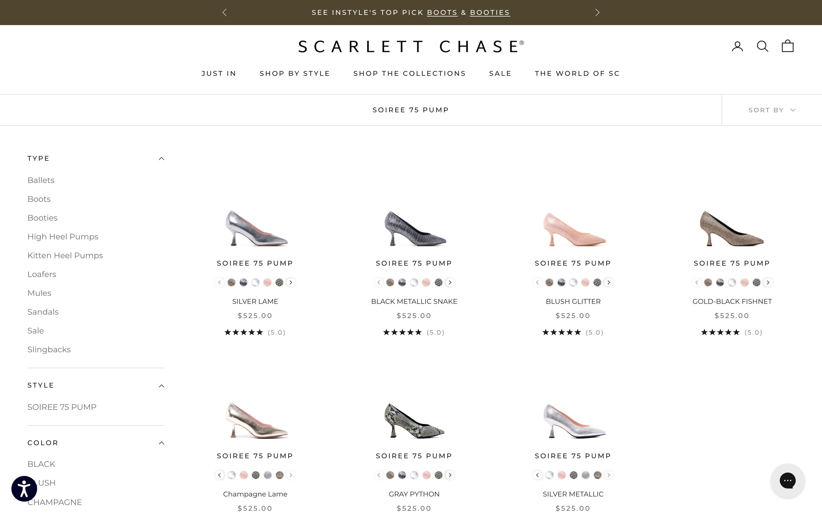 Luxury Women's Footwear Brand: Scarlett Chase