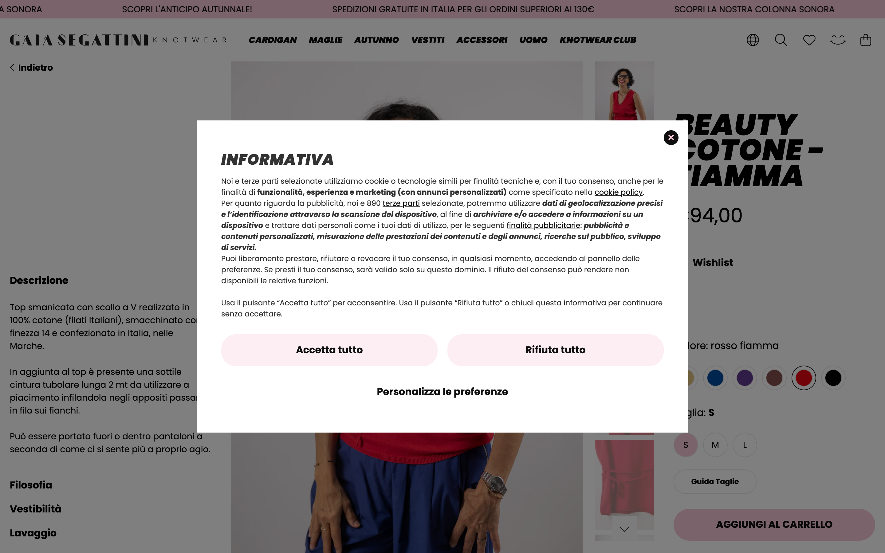 Gaia Segattini Knotwear  screenshot 2