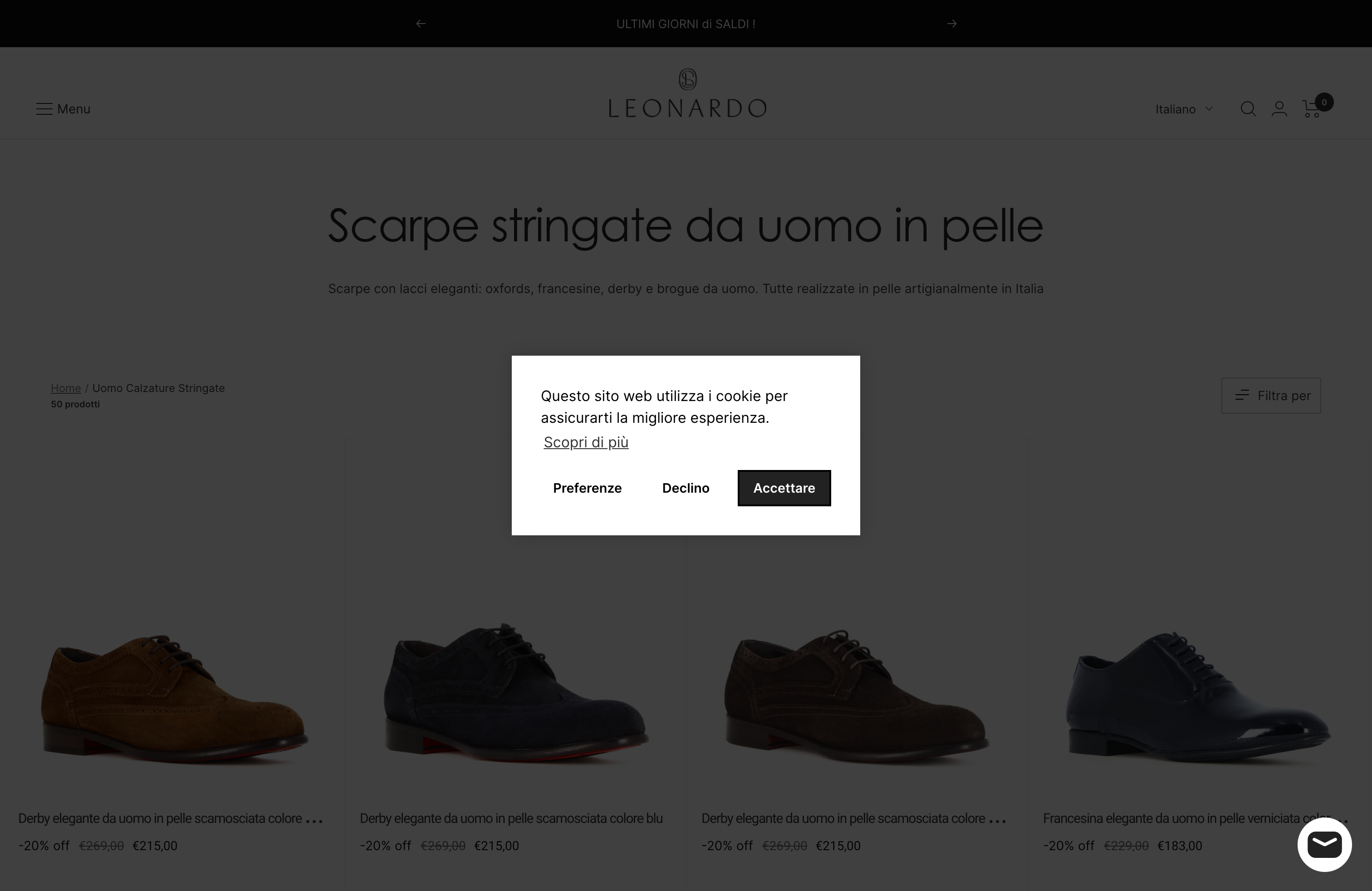 Leonardo Shoes - Restyling + Gestione Campagne screenshot 2