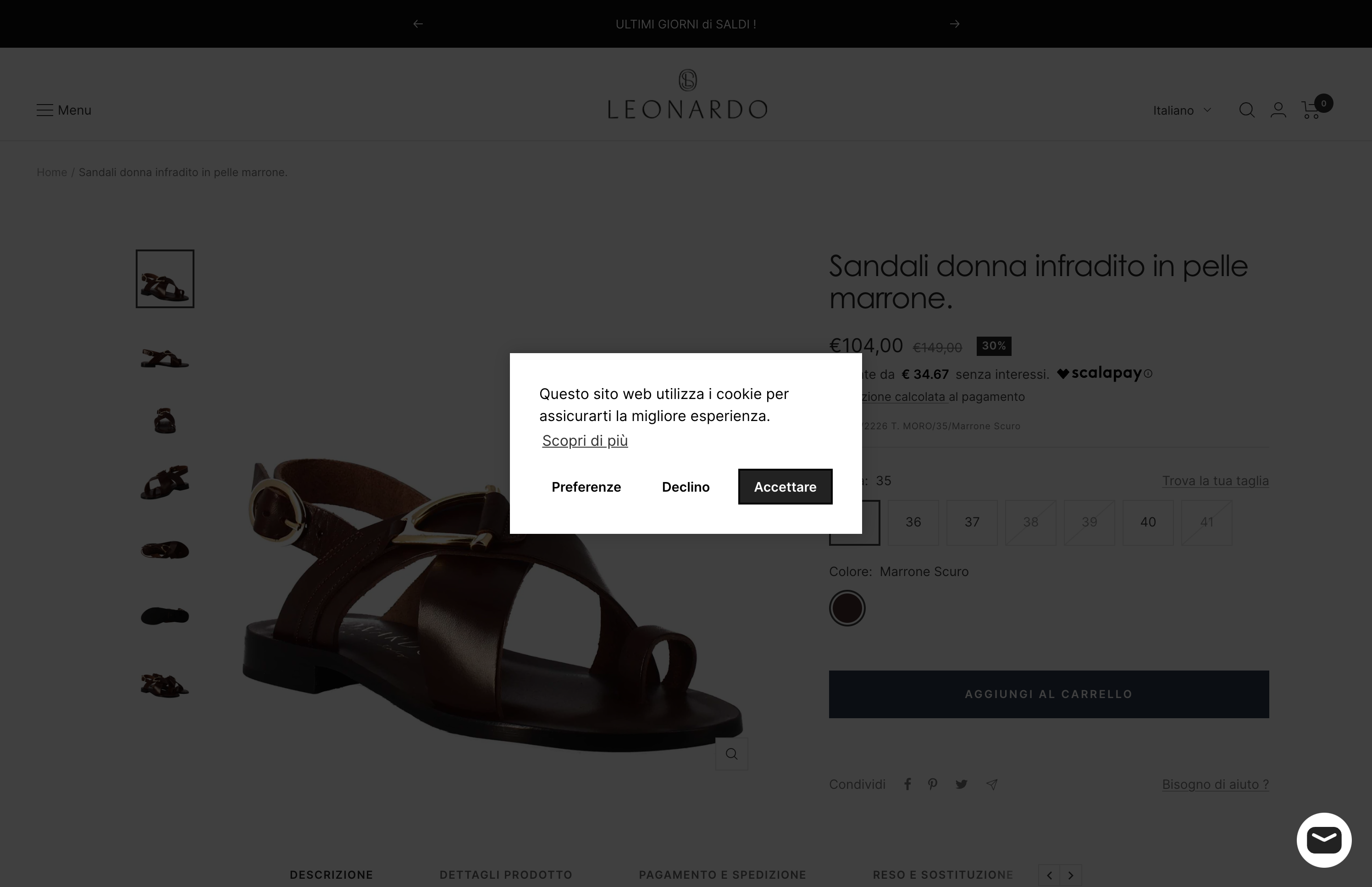 Leonardo Shoes - Restyling + Gestione Campagne screenshot 6