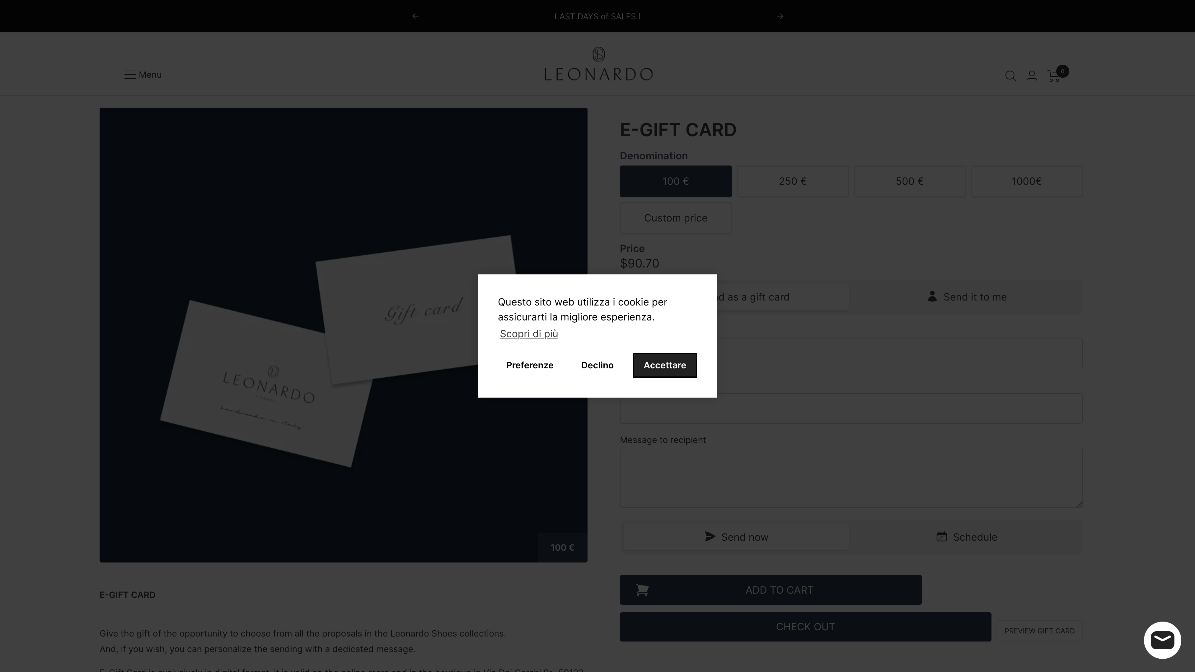 Leonardo Shoes - Restyling + Gestione Campagne screenshot 5