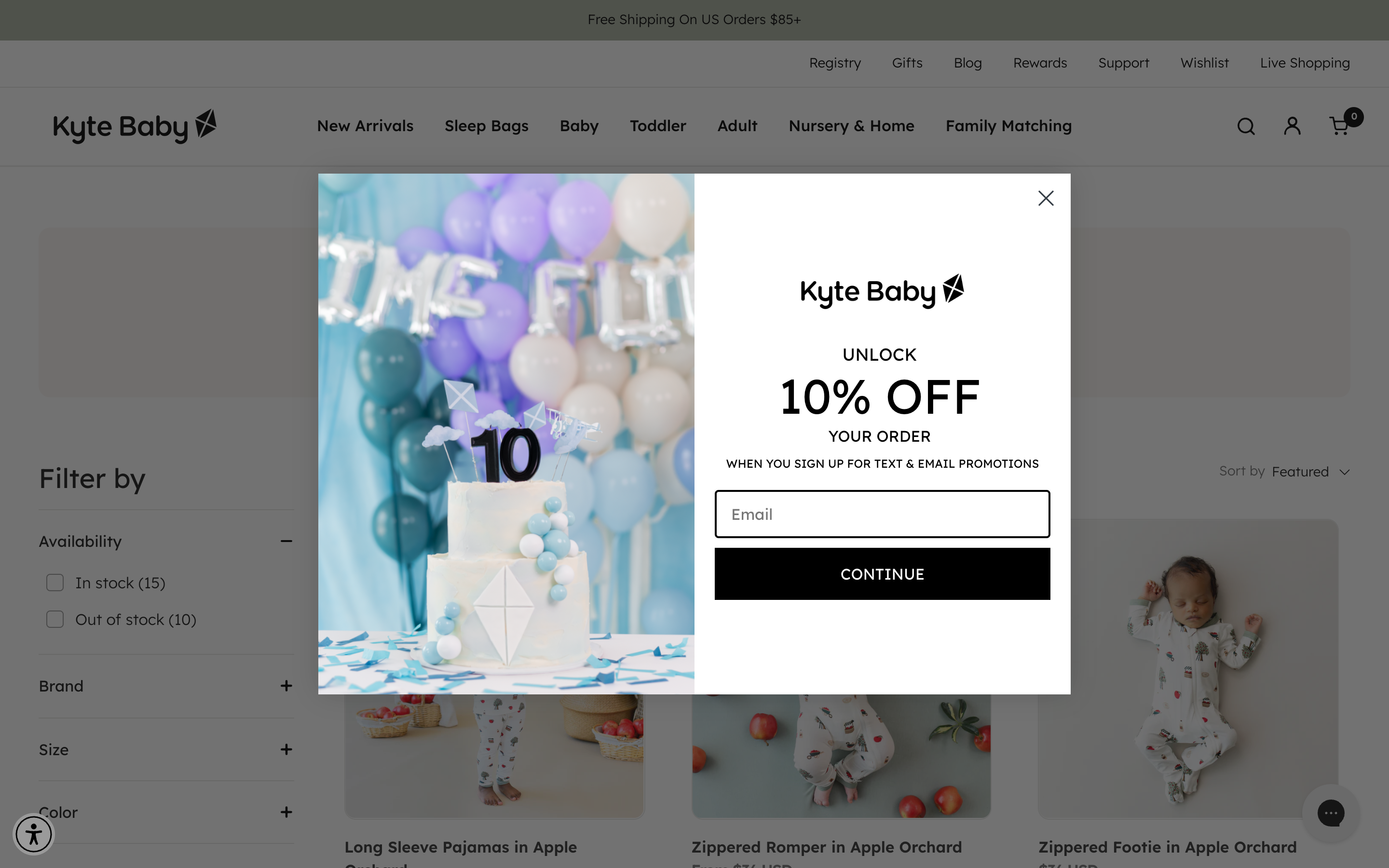 Kyte Baby - Shopify Plus screenshot 2
