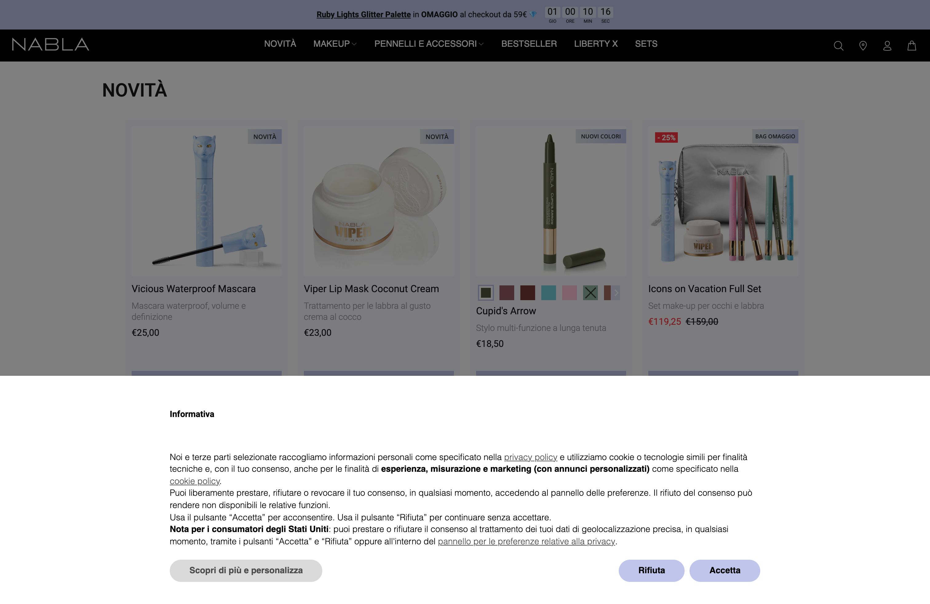 Nabla Cosmetics screenshot 5