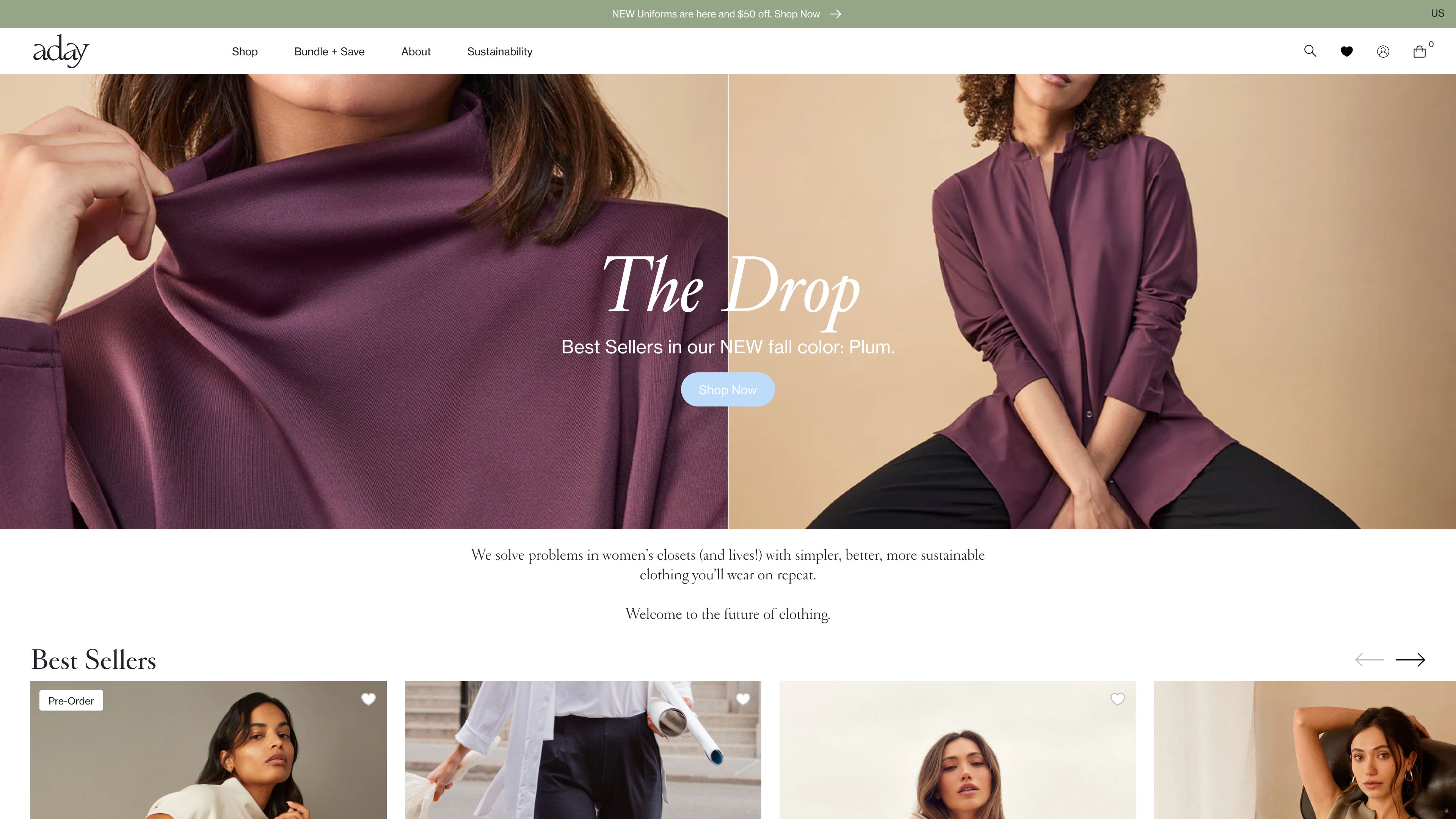 Aday - Bespoke Shopify 2.0 Theme screenshot
