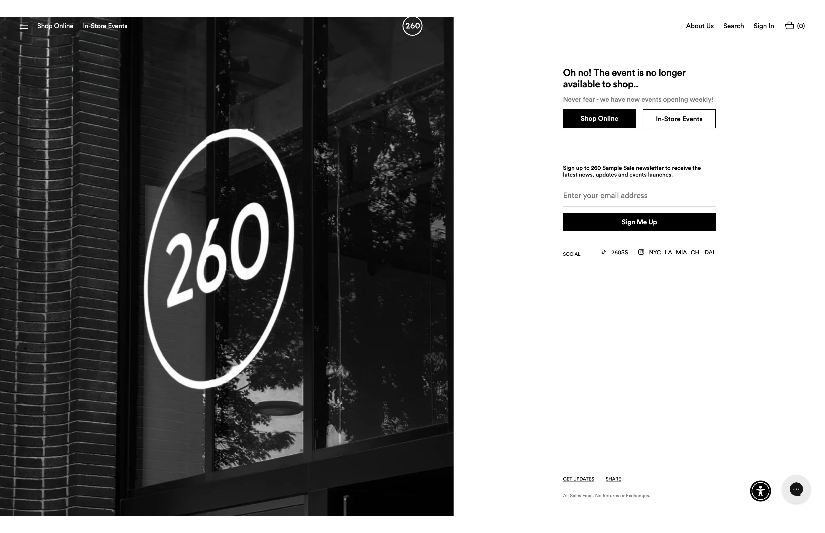 260 Sample Sale screenshot 5