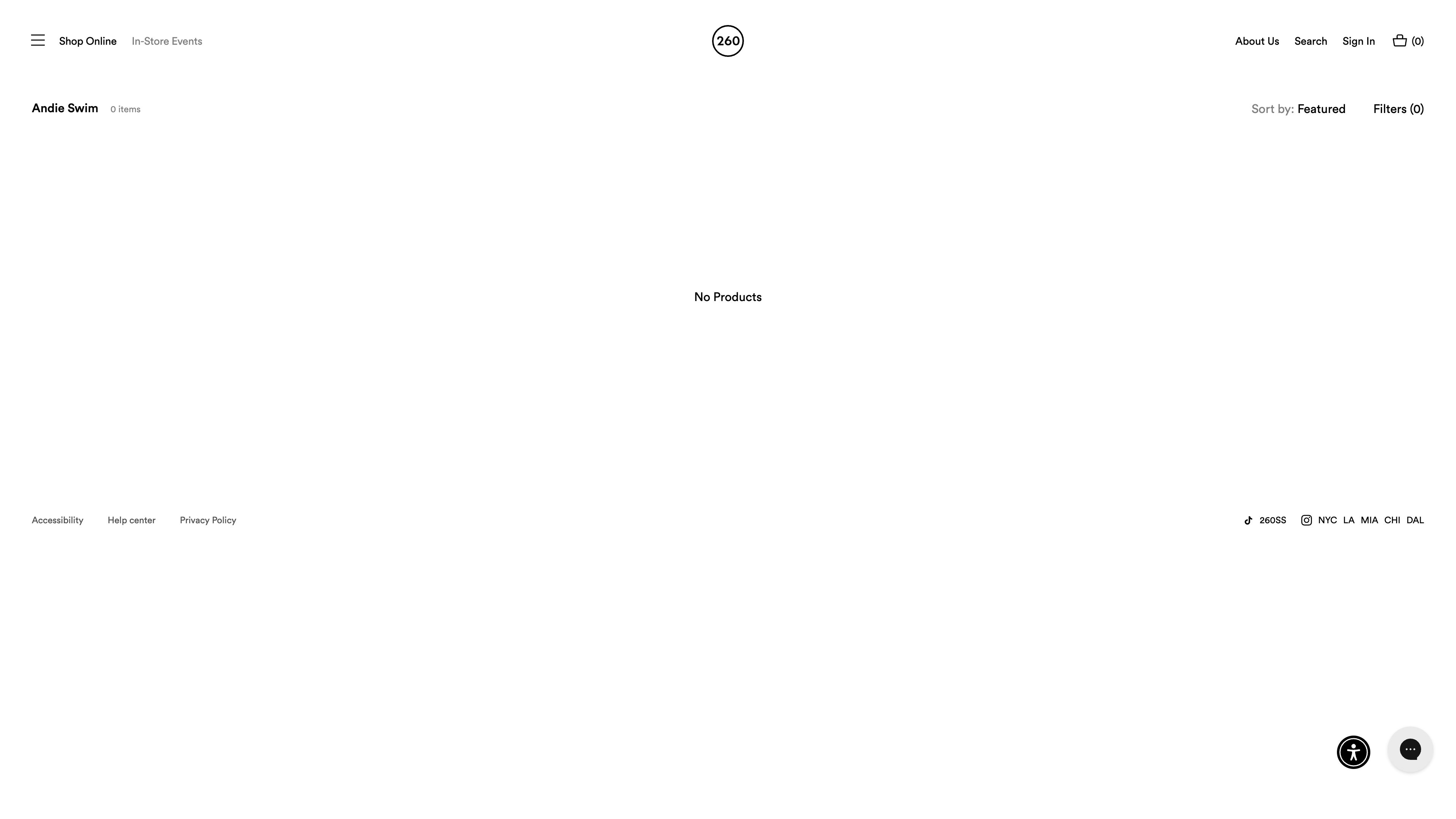 260 Sample Sale screenshot 2