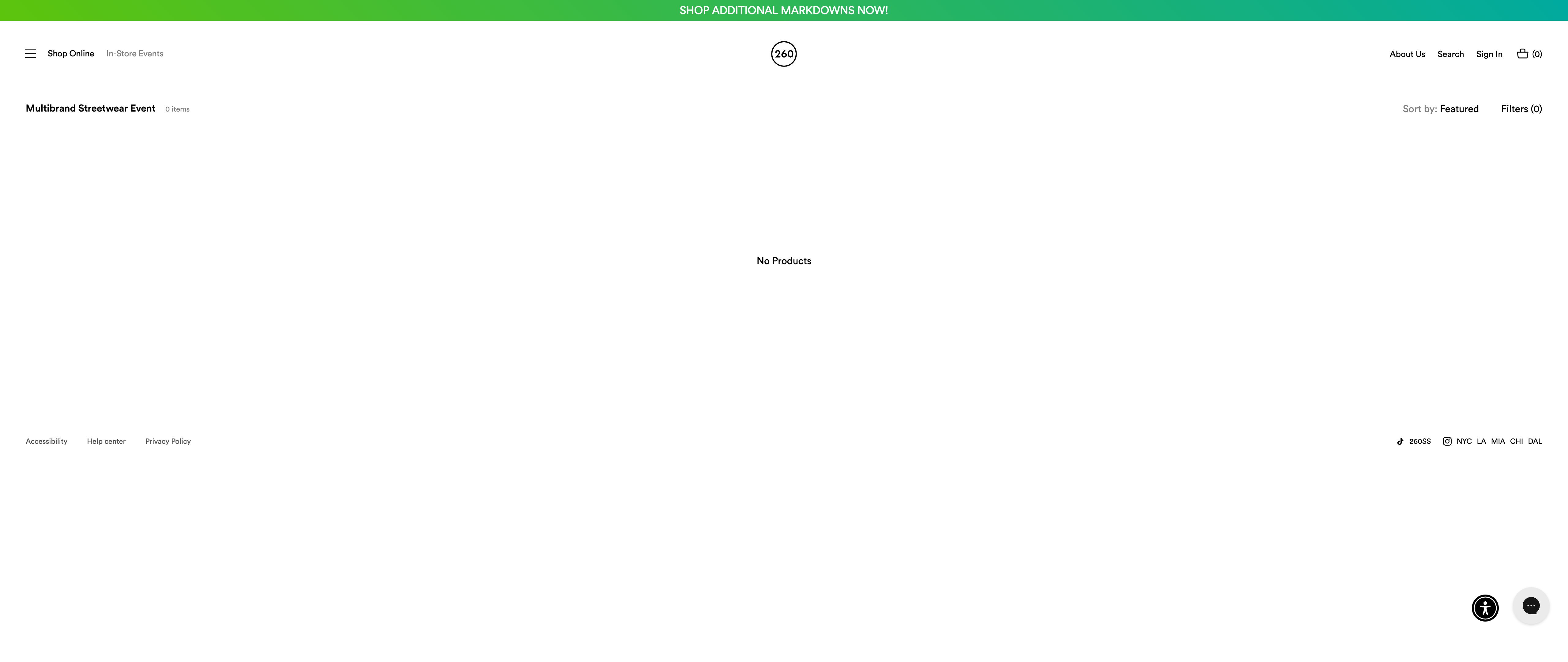 260 Sample Sale screenshot 3