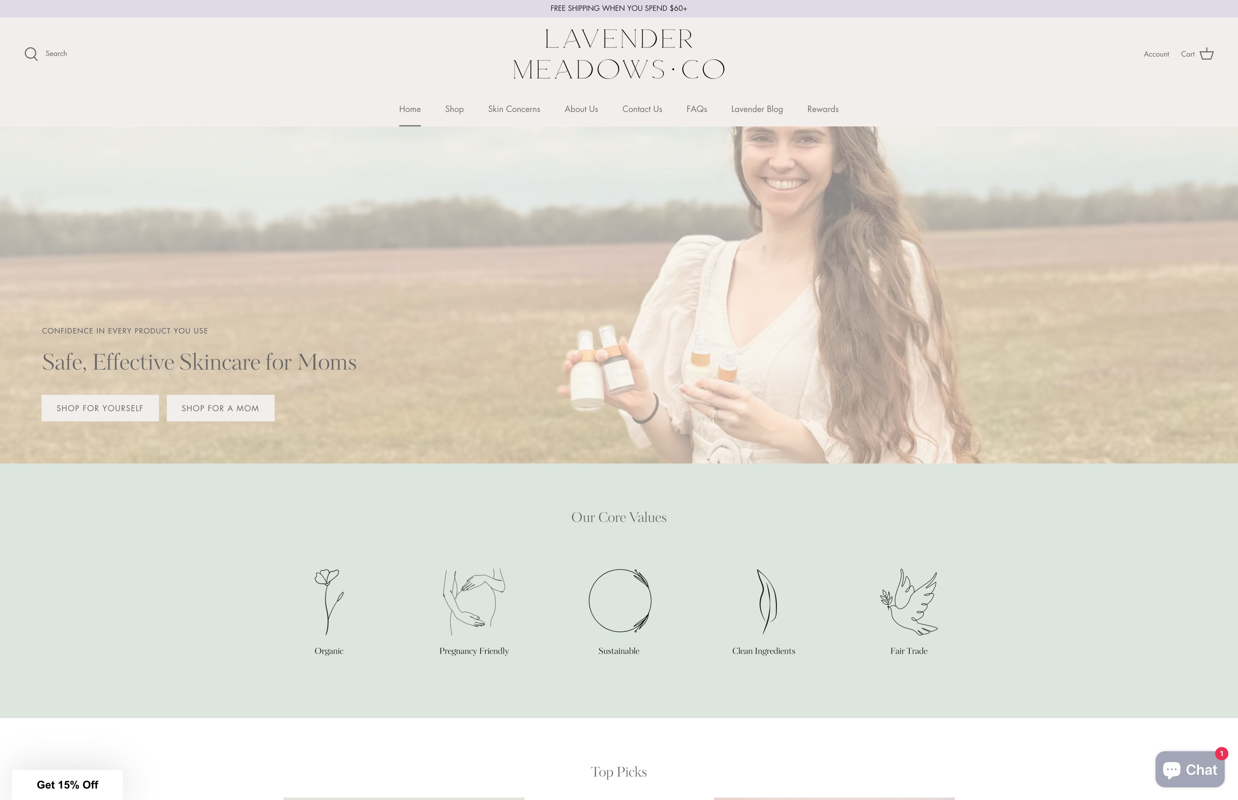 Lavender Meadows Co  - Wix to Shopify Migraition screenshot 5