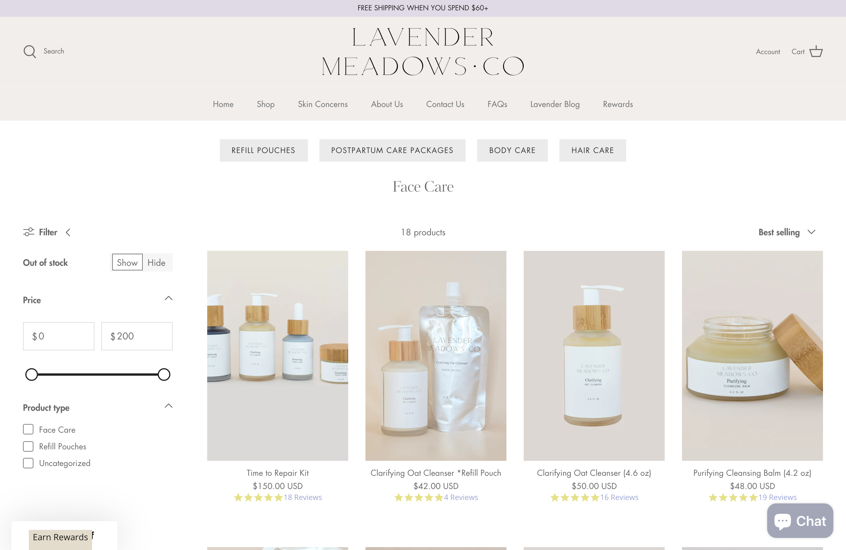 Lavender Meadows Co  - Wix to Shopify Migraition screenshot 3