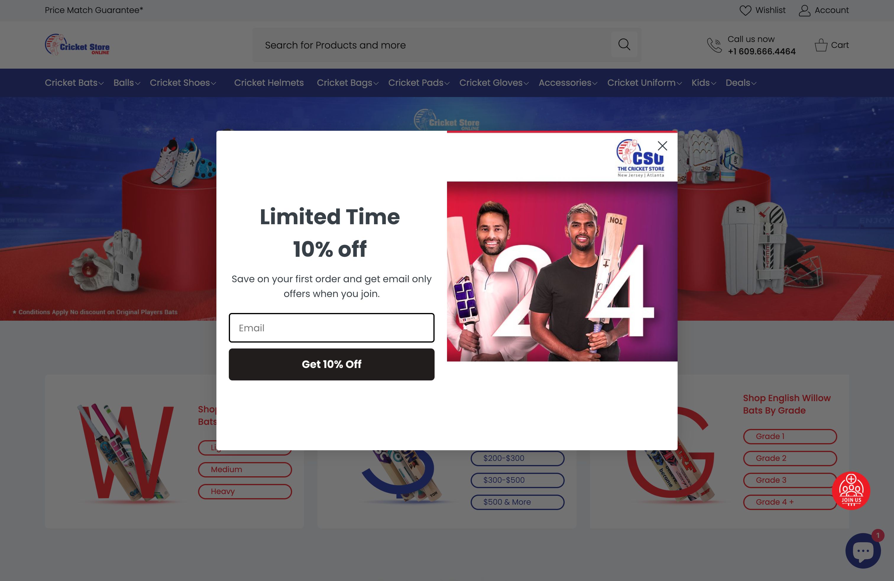 cricketstoreonline screenshot 5